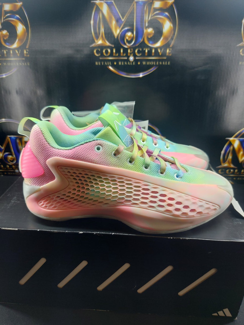 Adidas Anthony Edwards 1 J Low JR3916 size 5Y actual item photo 3