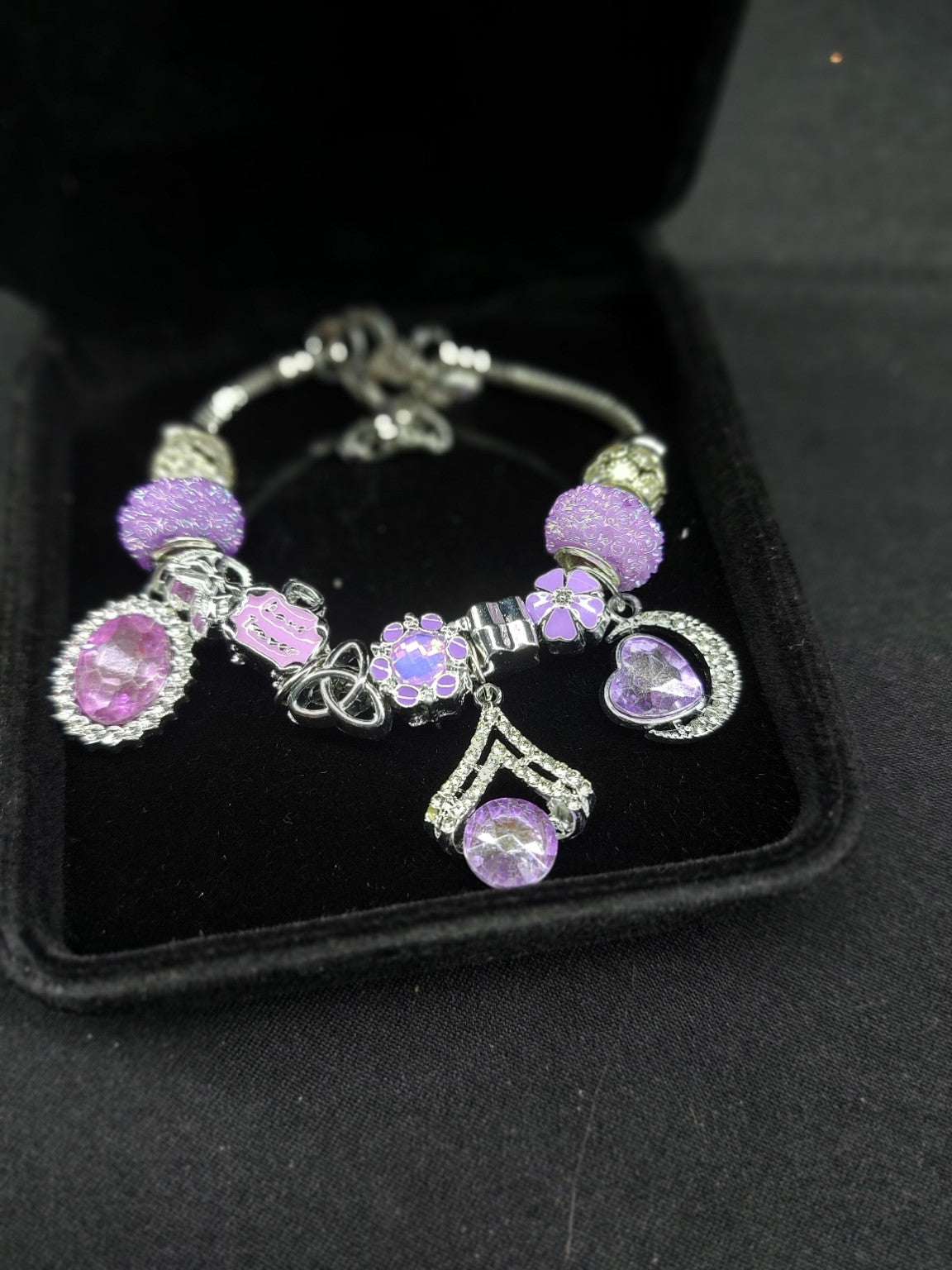 Lavender Melody Charm Bracelet photo 2