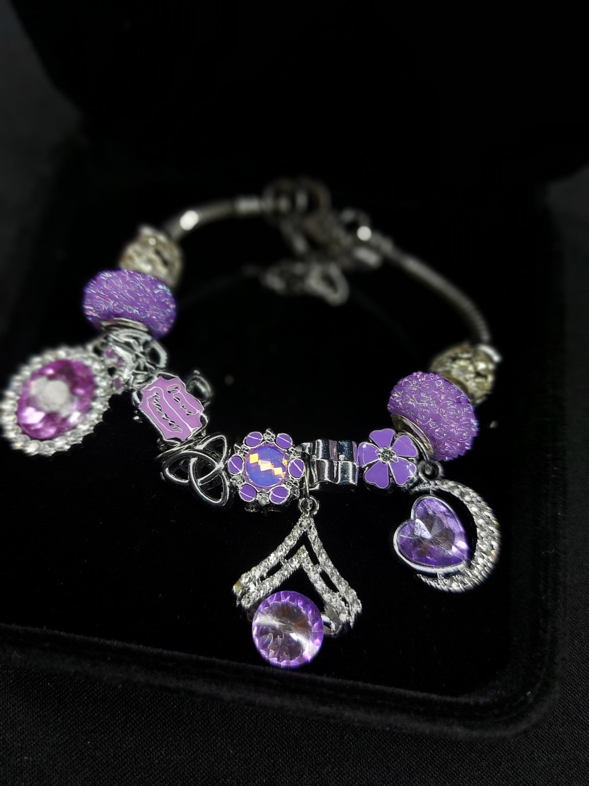 Lavender Melody Charm Bracelet photo 1