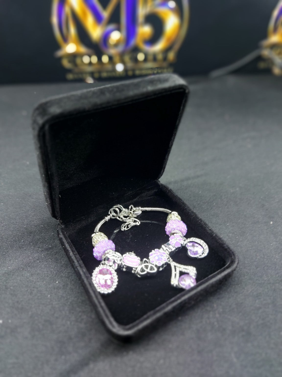 Lavender Melody Charm Bracelet photo 5