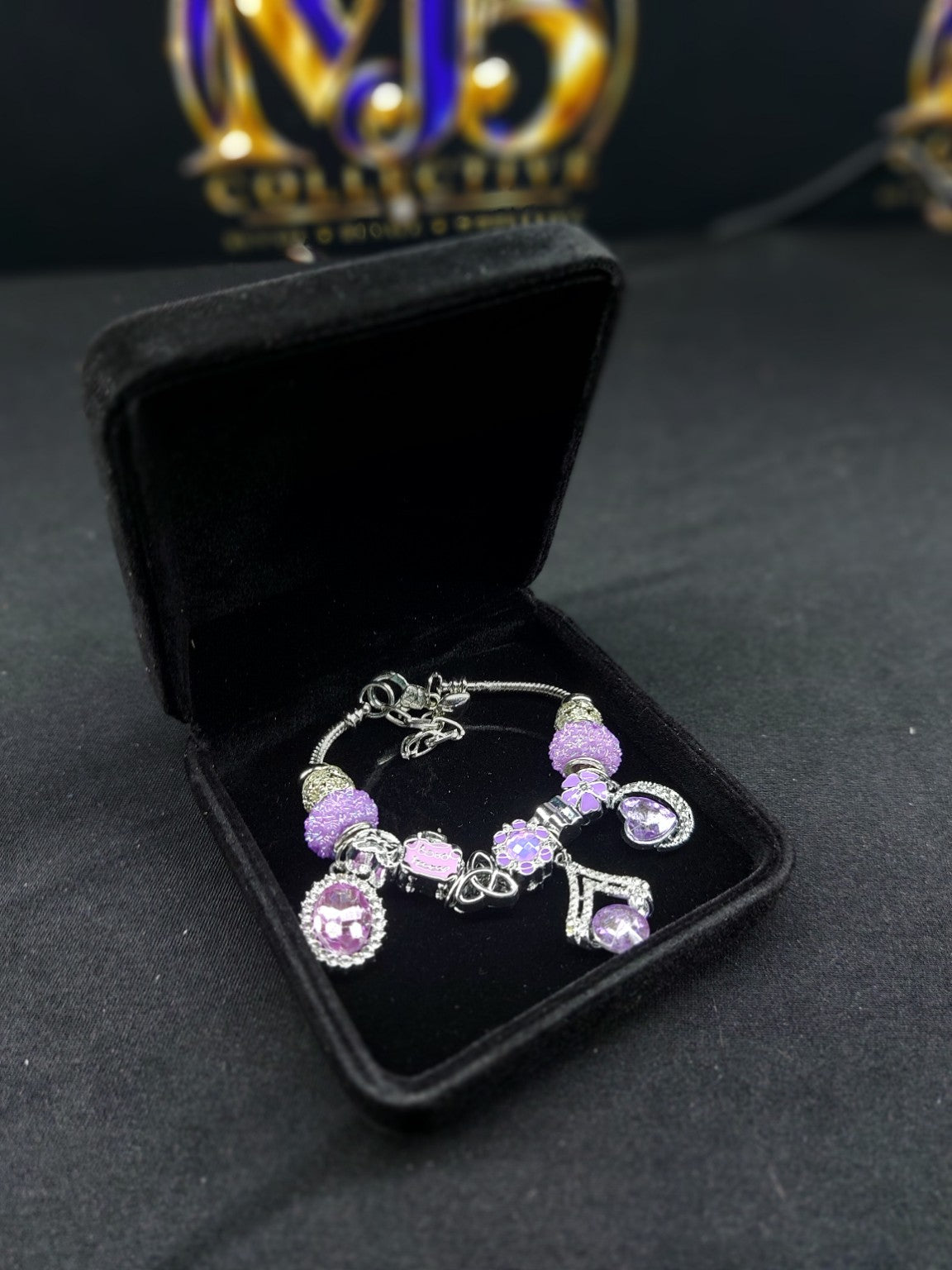 Lavender Melody Charm Bracelet photo 3