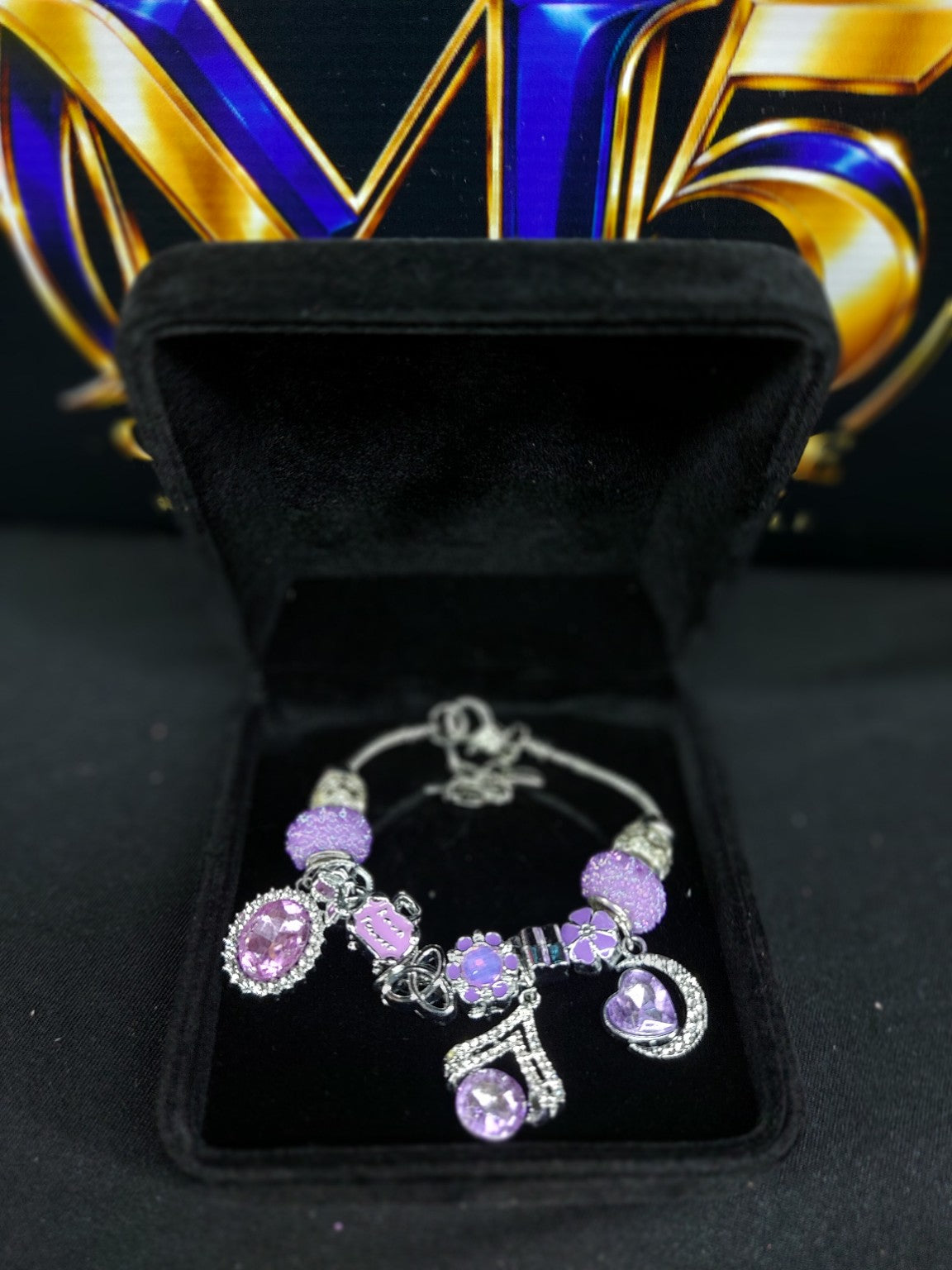 Lavender Melody Charm Bracelet photo 4
