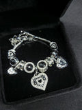 Midnight Hearts Charm Bracelet photo 1