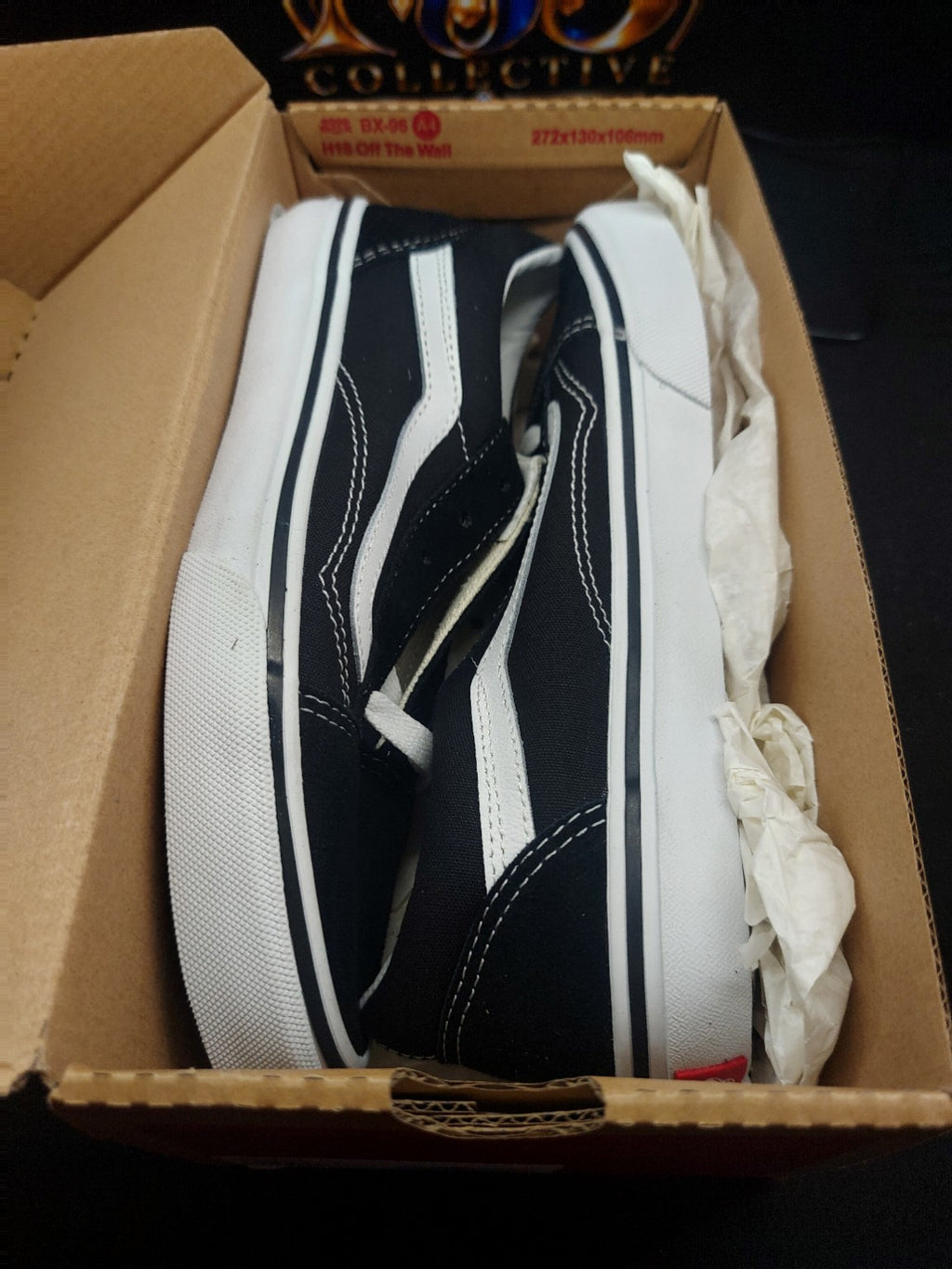 Vans Old Skool Black White junior 4.5 original photo 2