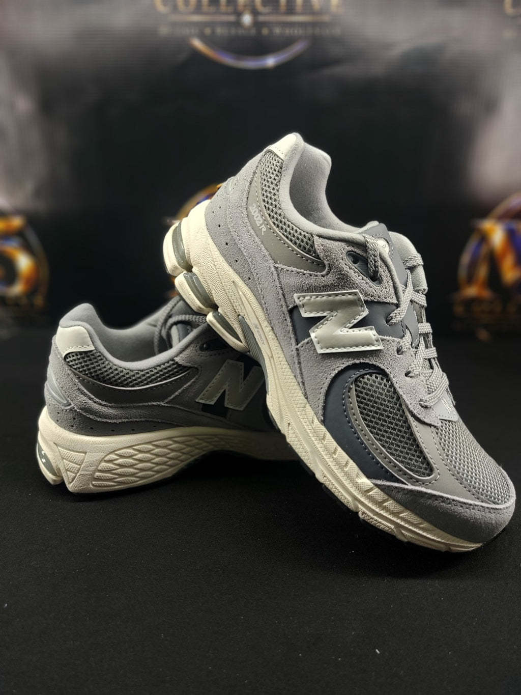 New Balance 2002R kids Grey/Grey 4.5Y original photo 1