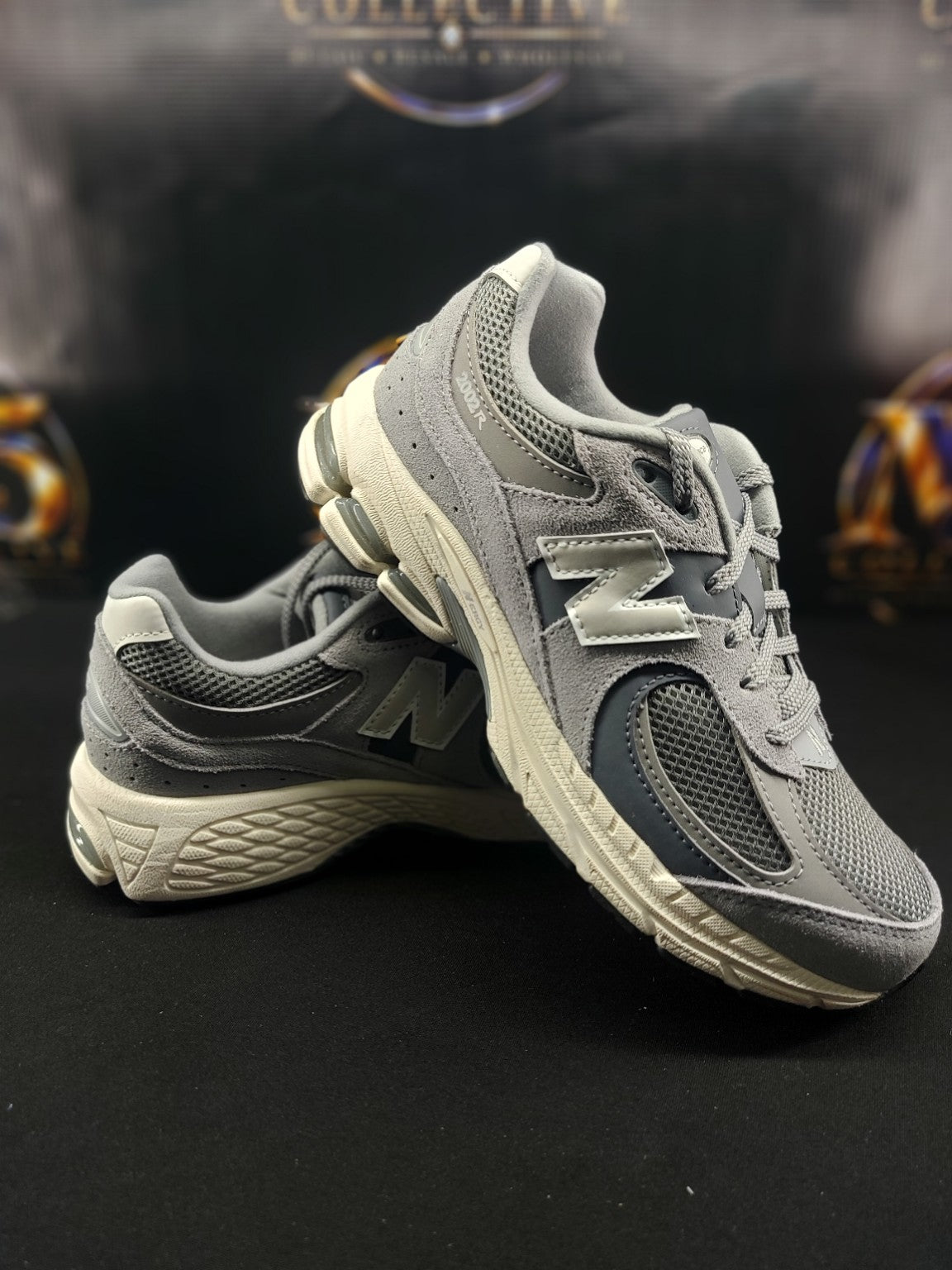New Balance 2002R kids Grey/Grey 4.5Y original photo 1