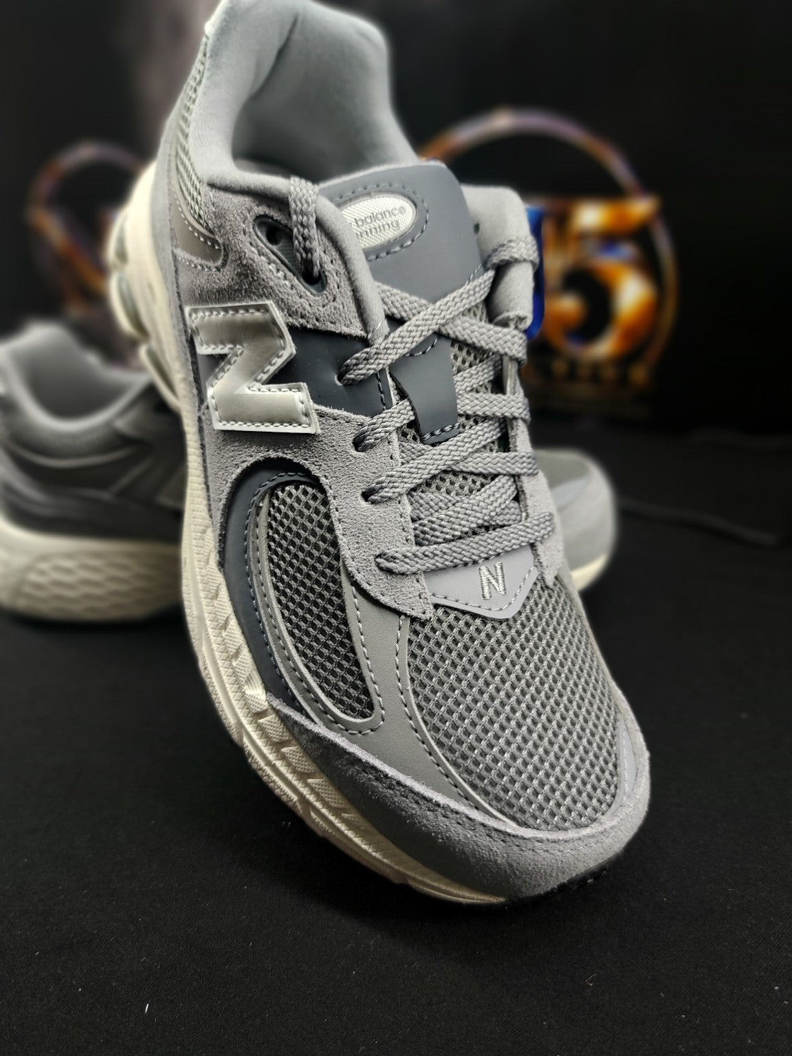 New Balance 2002R kids Grey/Grey 4.5Y original photo 5