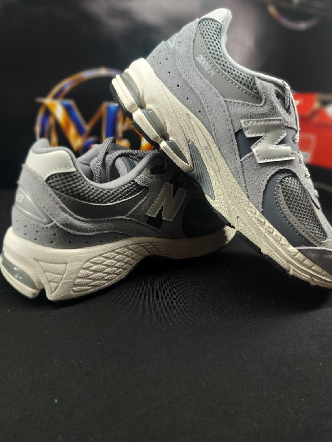 New Balance 2002R kids Grey/Grey 4.5Y original photo 7