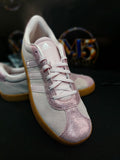 Adidas VL Court 3.0 K pink metallic size 7Y original photo 1