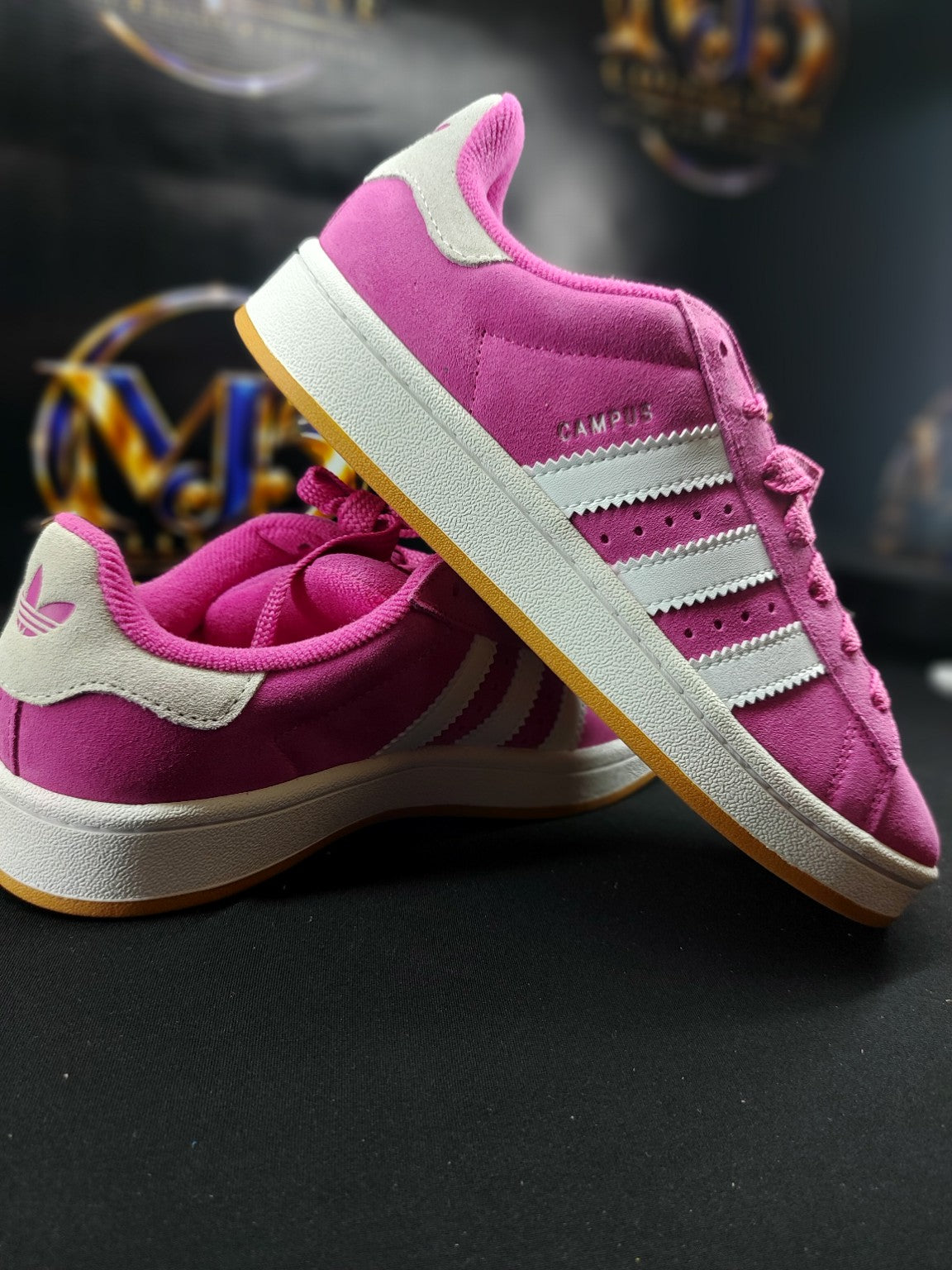 Adidas Campus 00s J pink white gum size 6Y actual photo 5