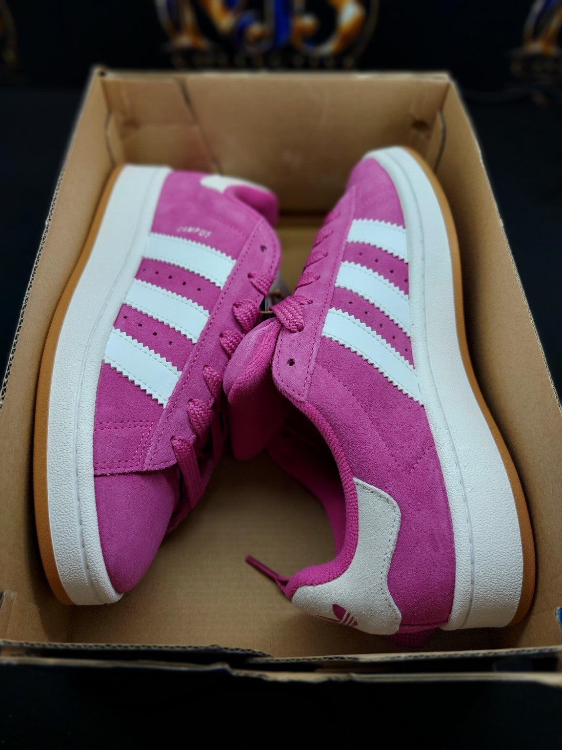 Adidas Campus 00s J pink white gum 7Y original photo 1
