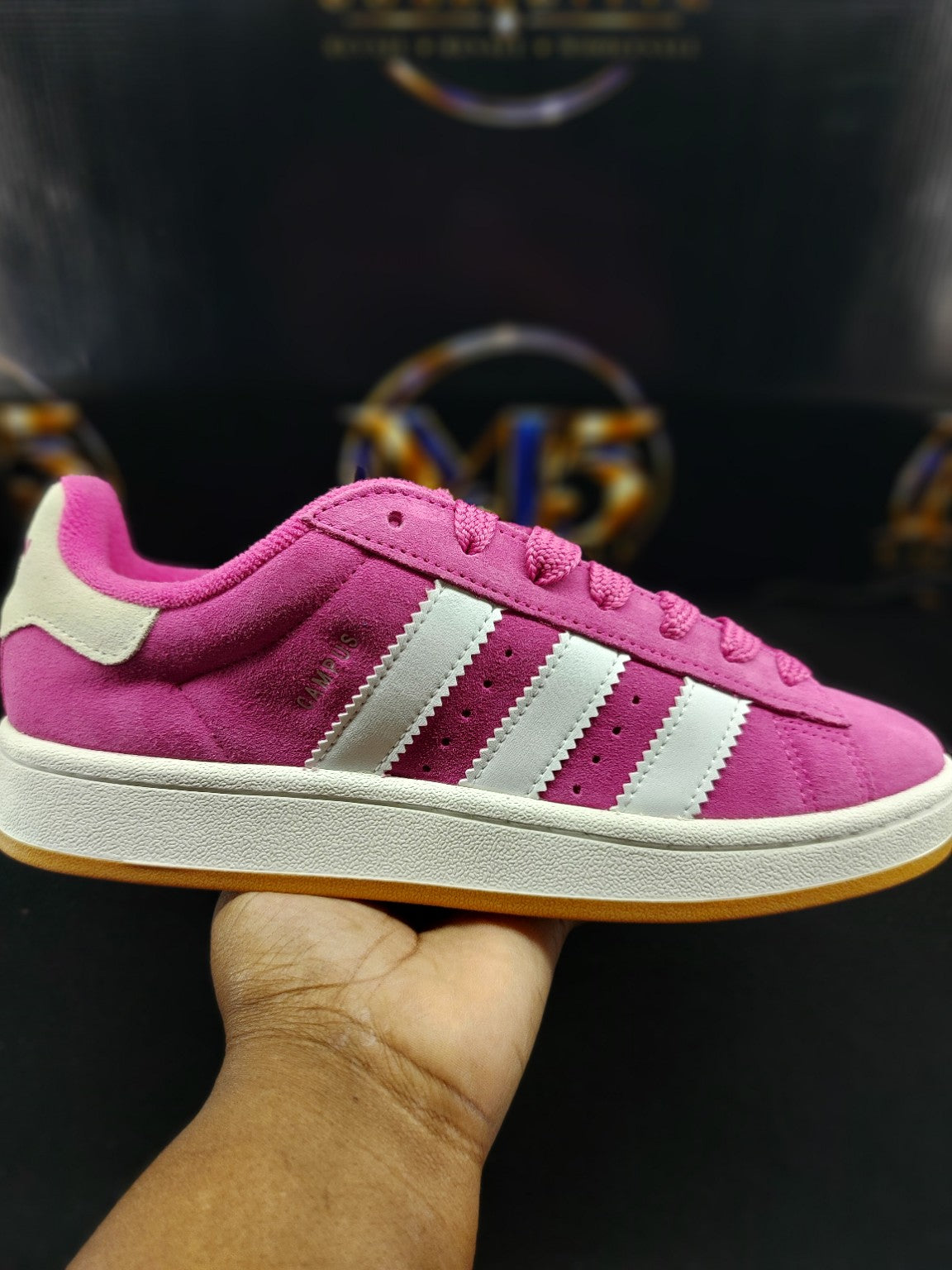 Adidas Campus 00s J pink white gum 7Y original photo 3