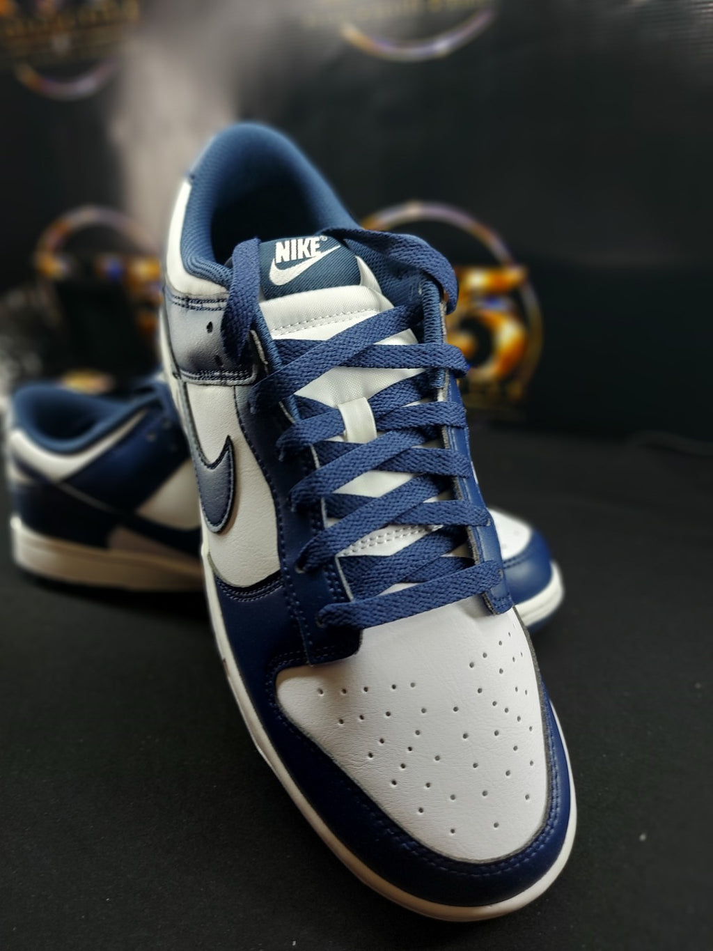 Nike Dunk Low Retro – White/Midnight Navy – Men's 10.5