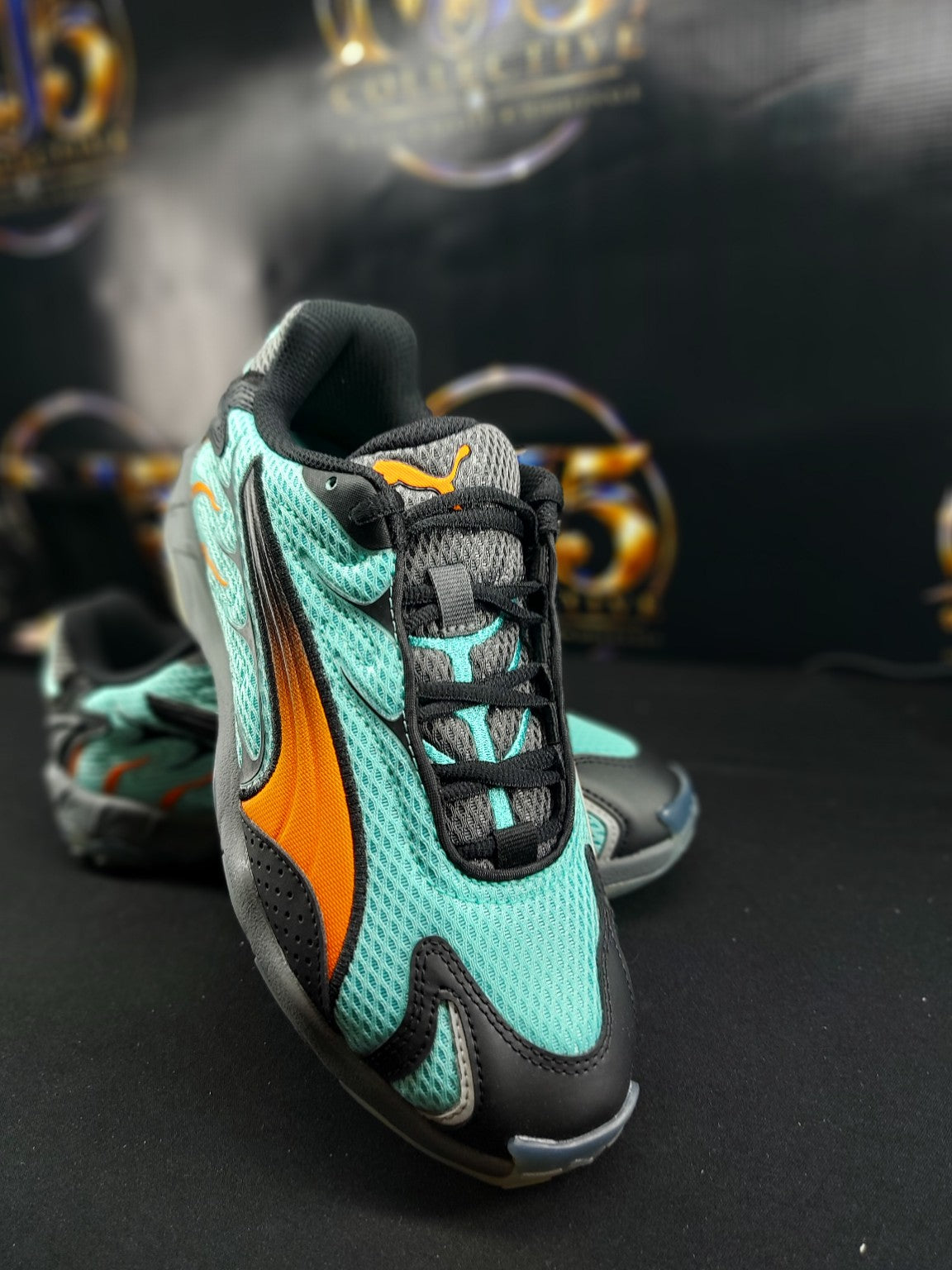 Puma Inhale Jr – Aquatic/Orange Glo – 6.5Y photo 5