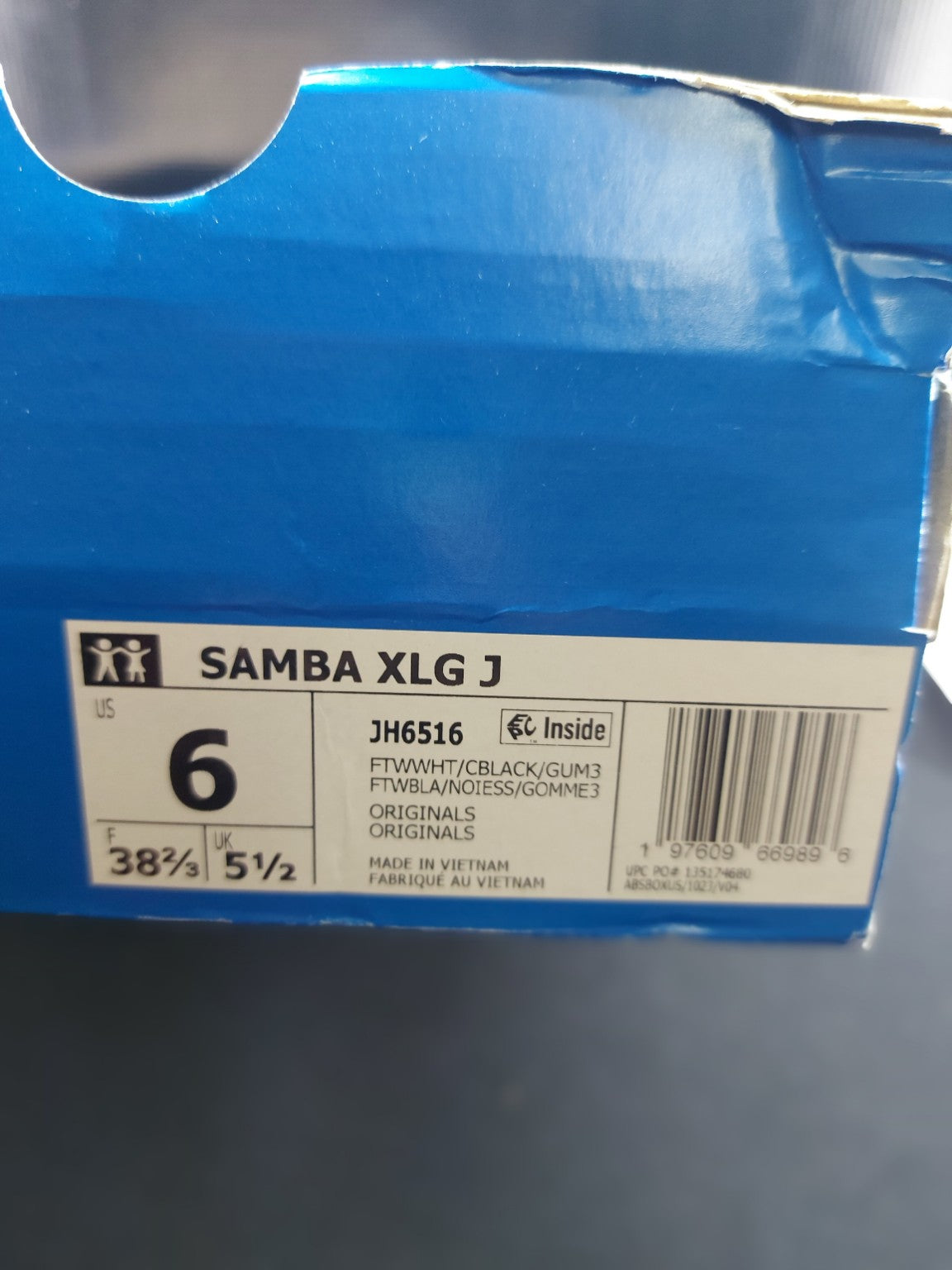 Adidas Samba XLG J Junior size 6 original image 3