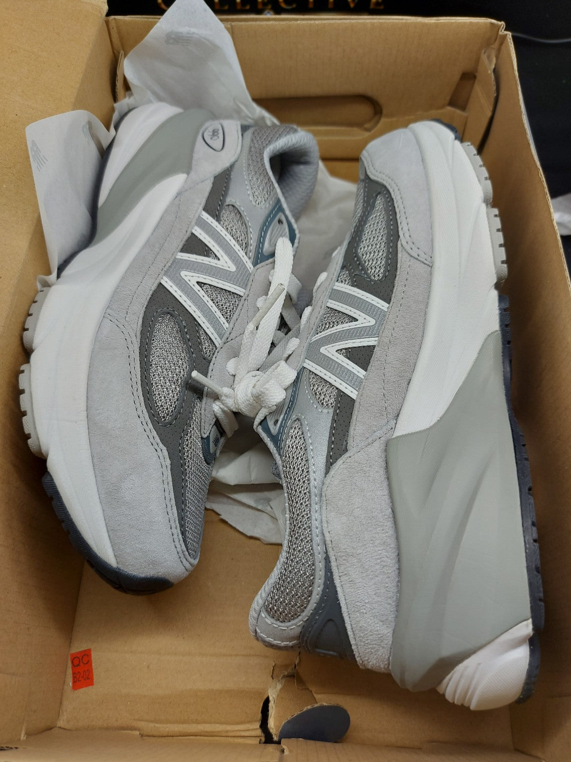 New Balance 990v6 Kids Grey Grey original photo 4
