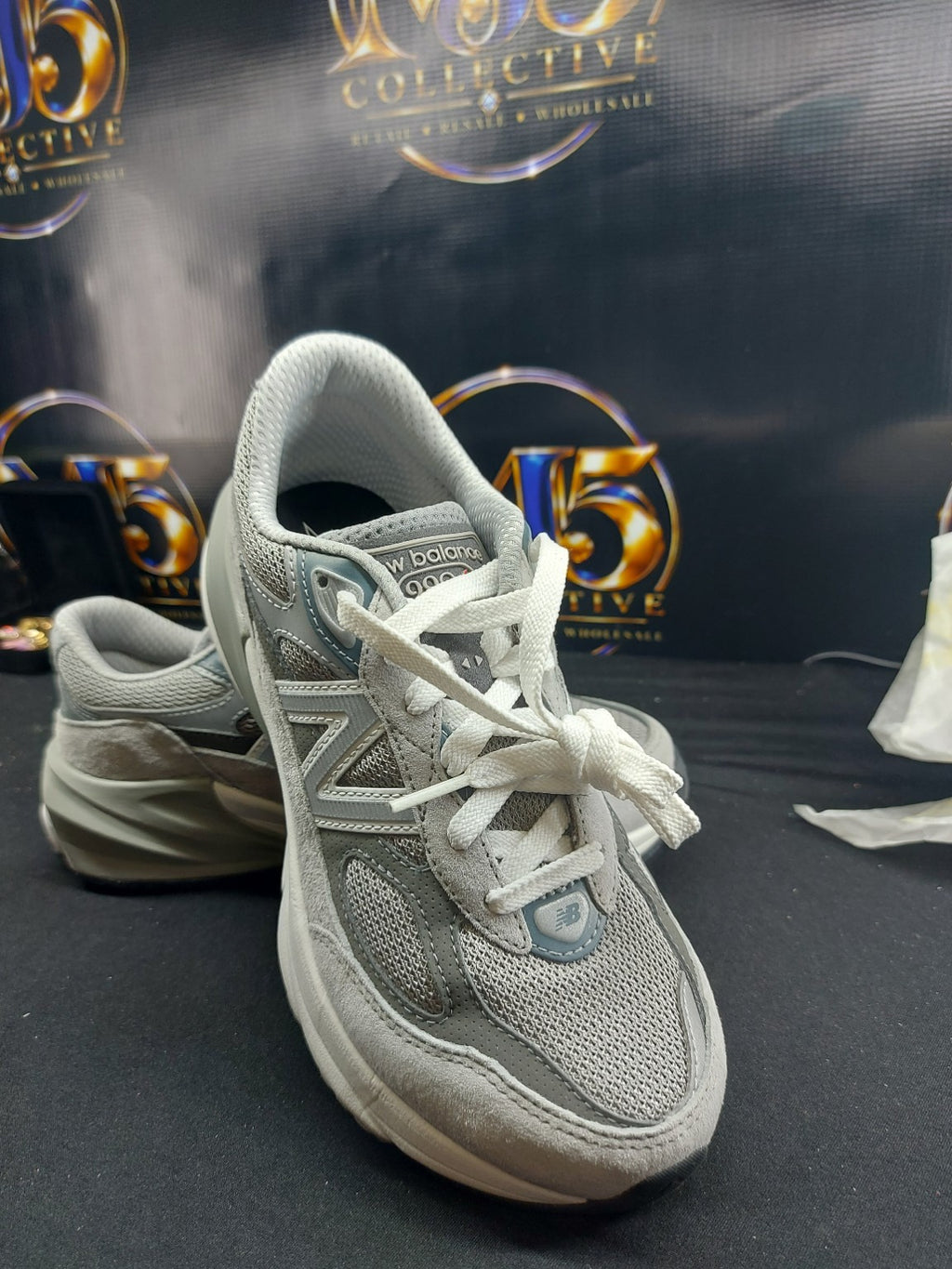 New Balance 990v6 Kids Grey Grey original photo 2