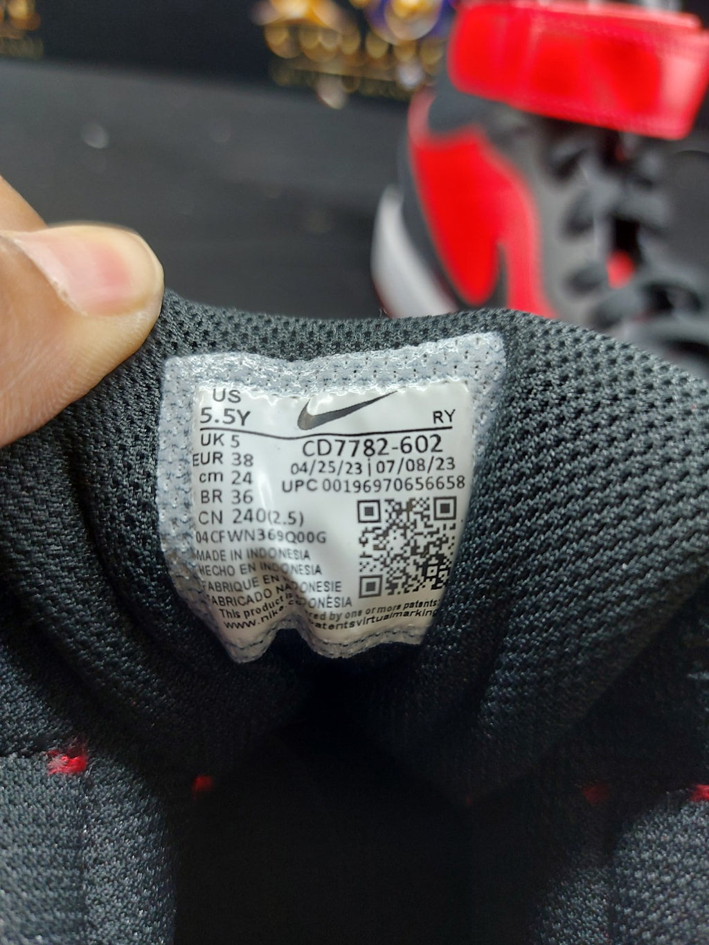 Nike Court Borough Mid 2 5.5Y photo 2