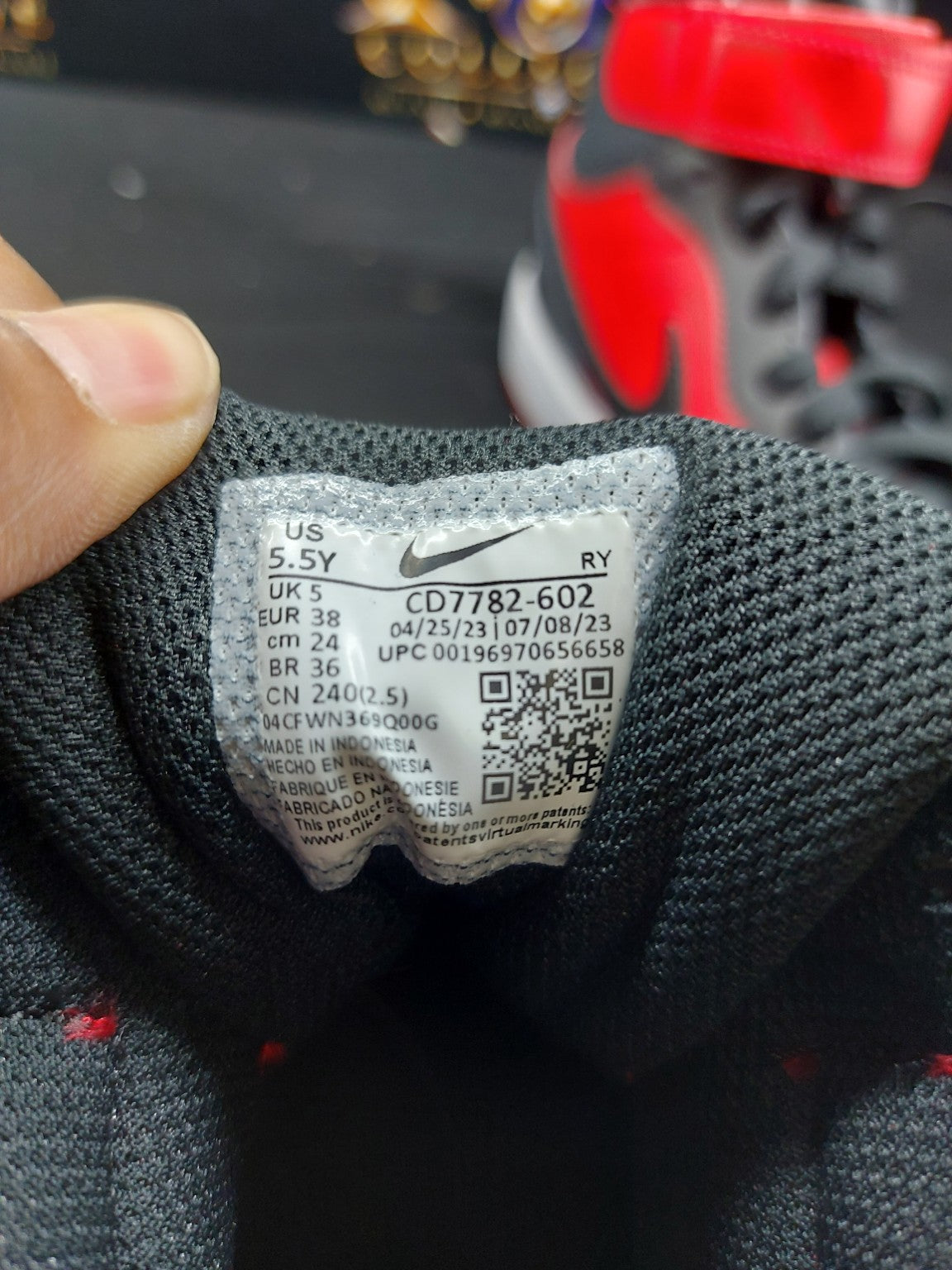 Nike Court Borough Mid 2 5.5Y photo 2