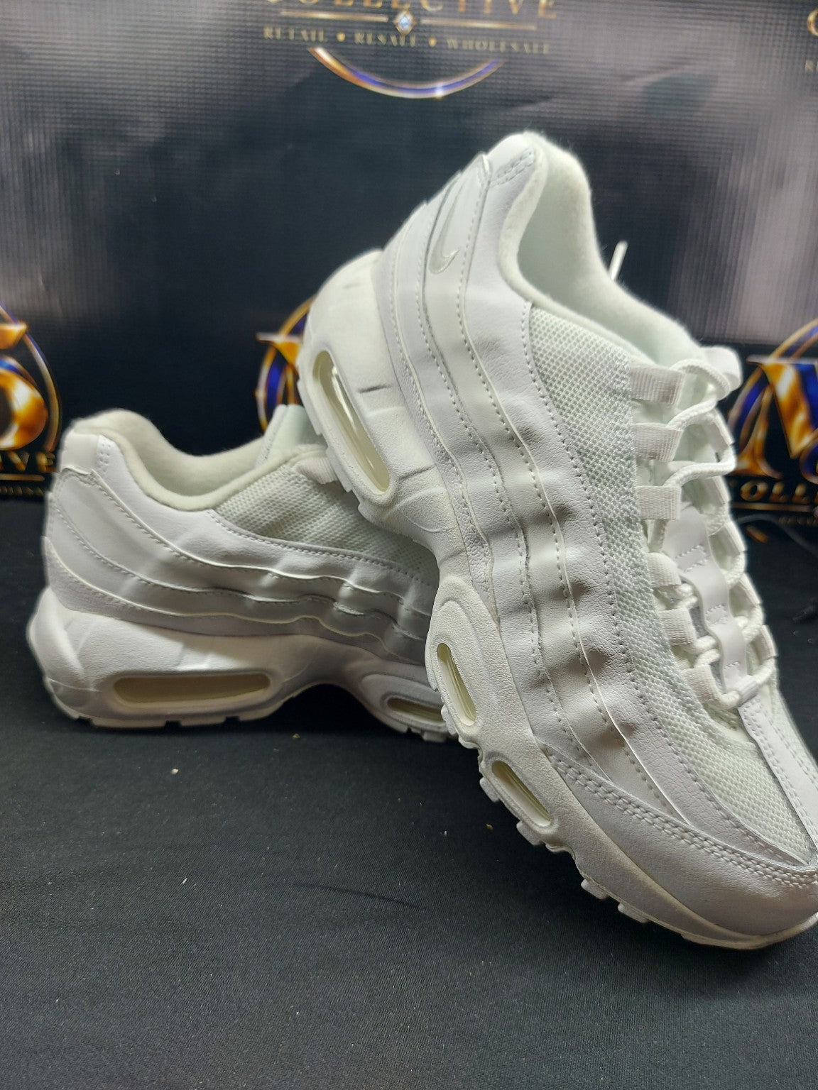 Nike Air Max 95 (GS) – Triple White – Size 6Y