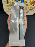Steel New York cologne close-up