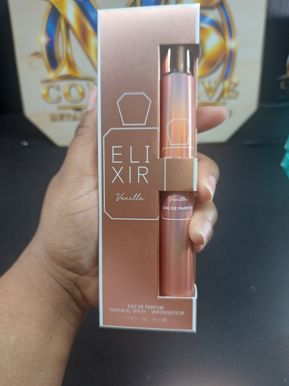 Elixir Vanilla close-up