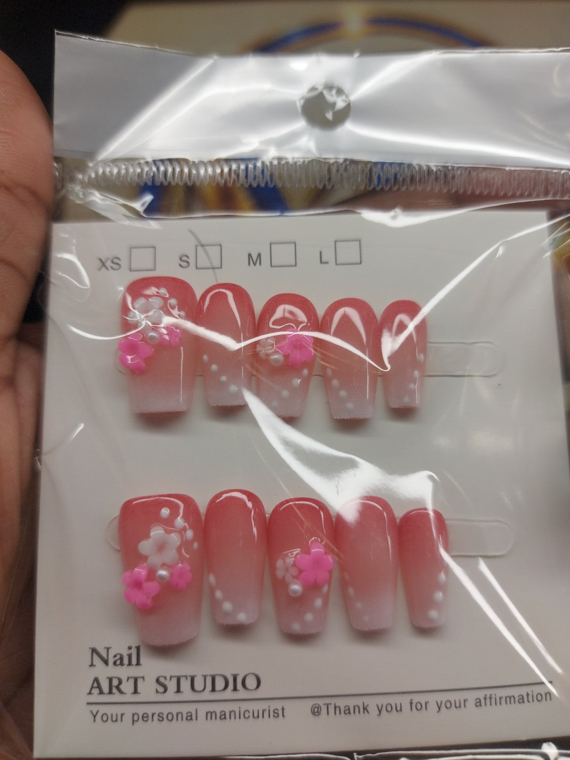 Pink Petal Ombre close-up