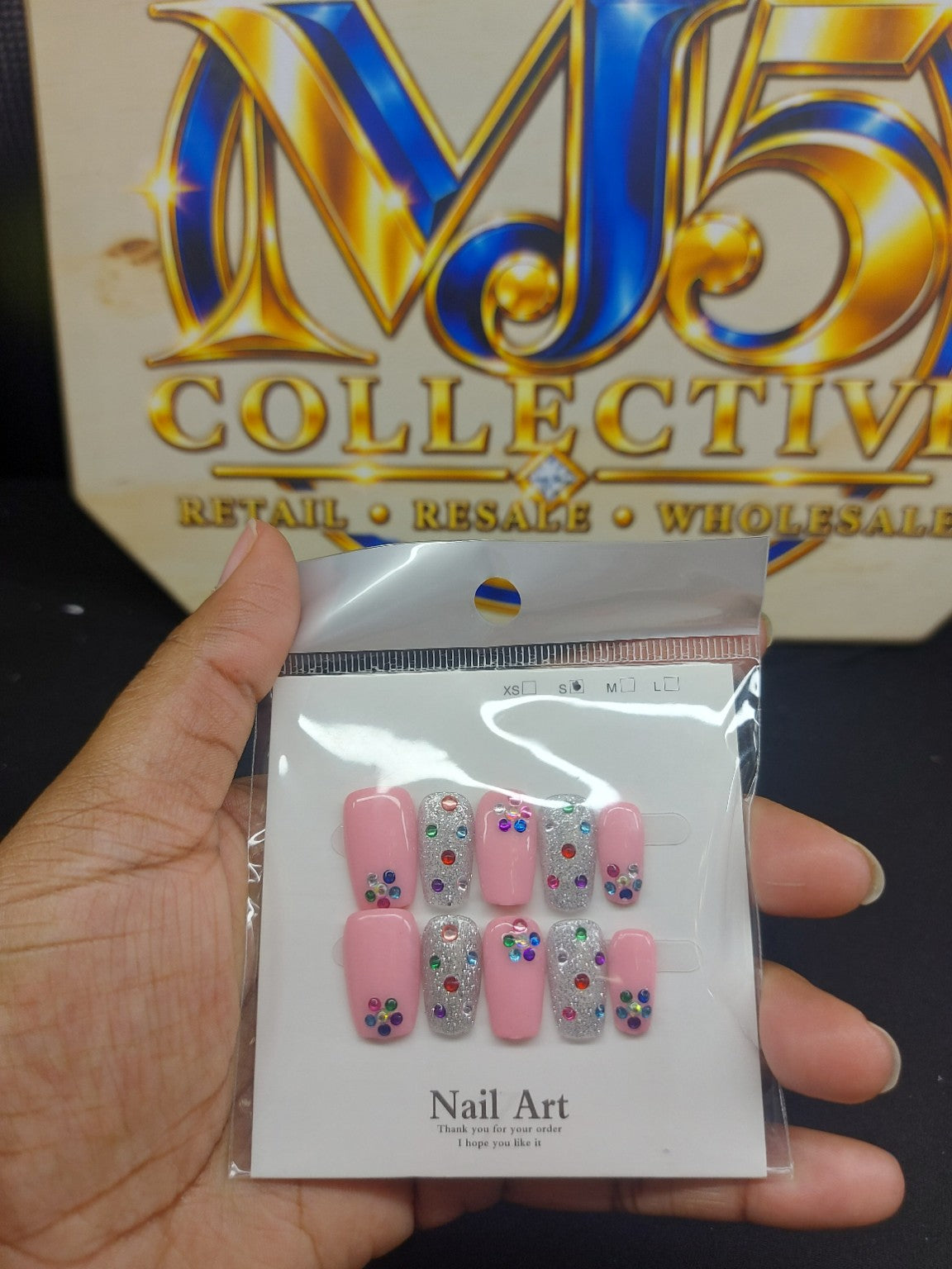 Pink Disco Sparkle close-up