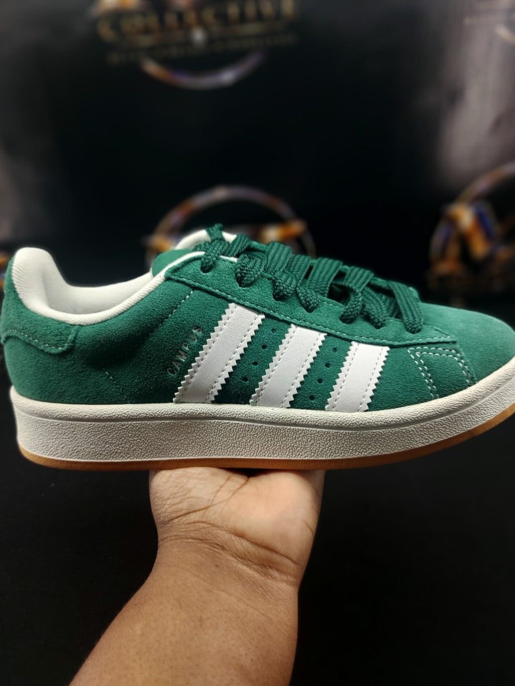 Actual adidas Campus 00s J Dark Green youth 5Y photo 2