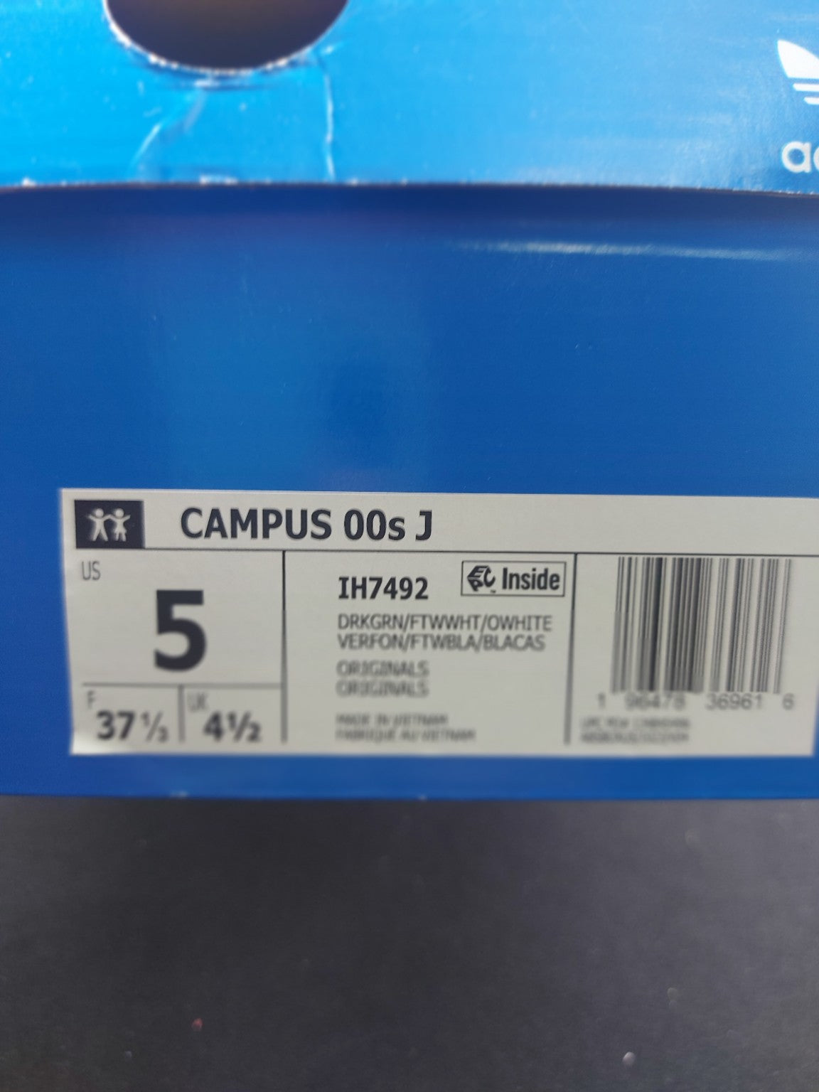 Actual adidas Campus 00s J Dark Green youth 5Y photo 4