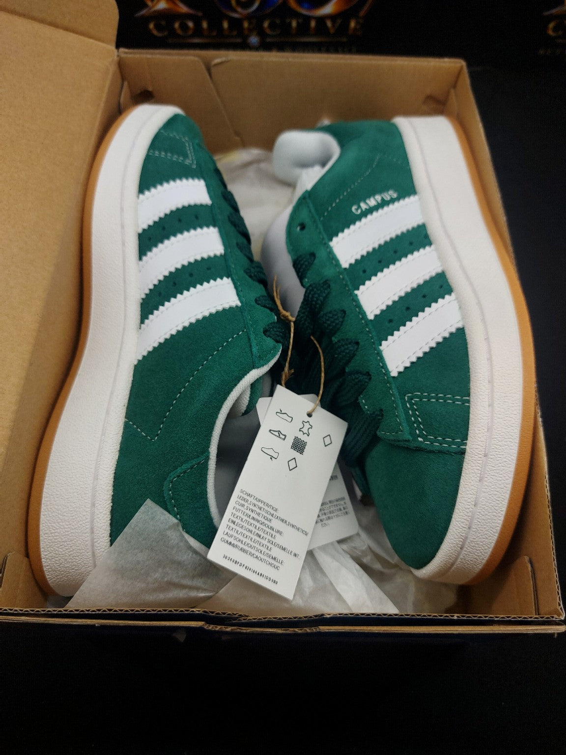 Actual adidas Campus 00s J Dark Green youth 5Y photo 7