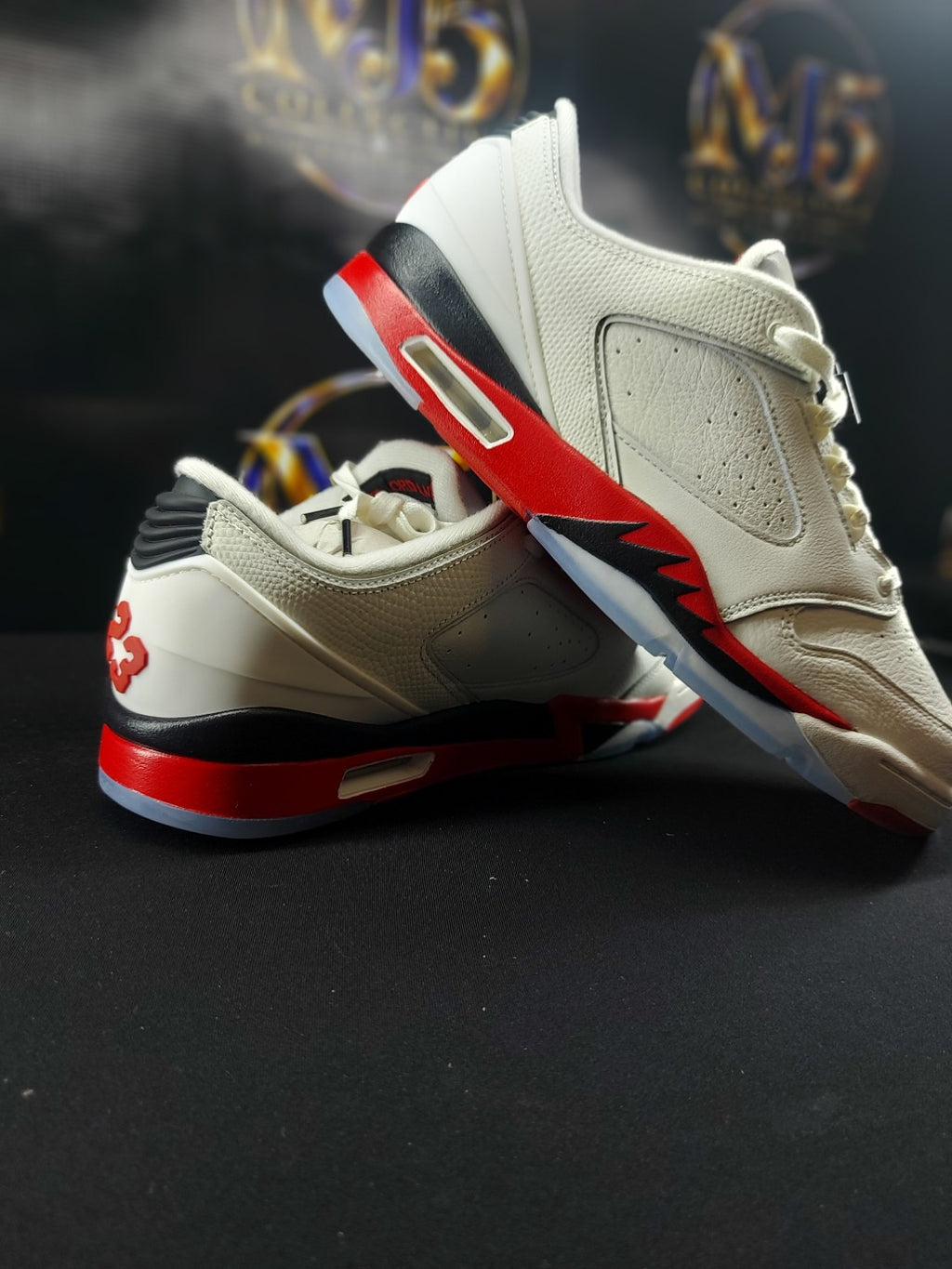 Jordan Sixty Plus Low Sail Fire Red Black men's size 11.5, actual photo 1