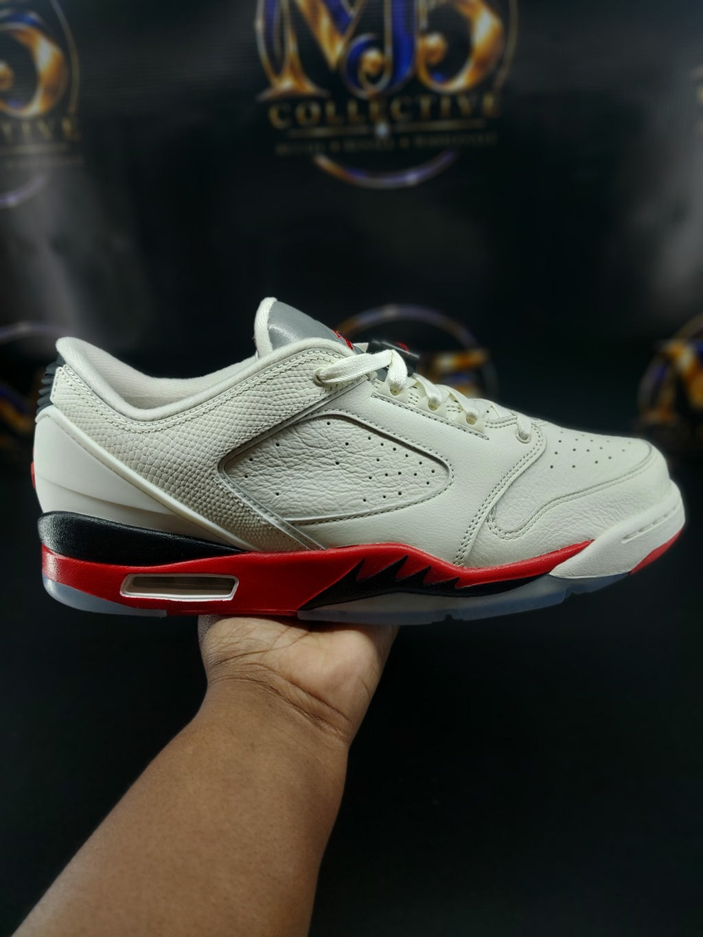 Jordan Sixty Plus Low Sail Fire Red Black men's size 11.5, actual photo 2