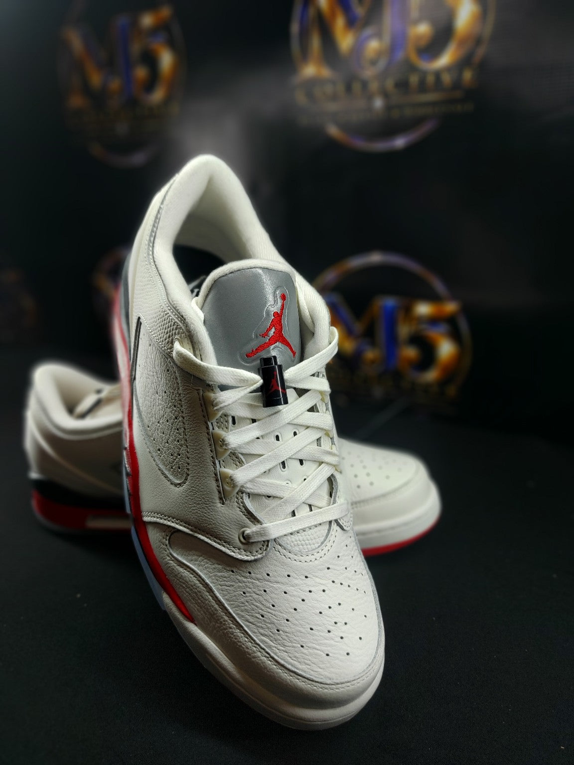 Jordan Sixty Plus Low Sail Fire Red Black men's size 11.5, actual photo 6