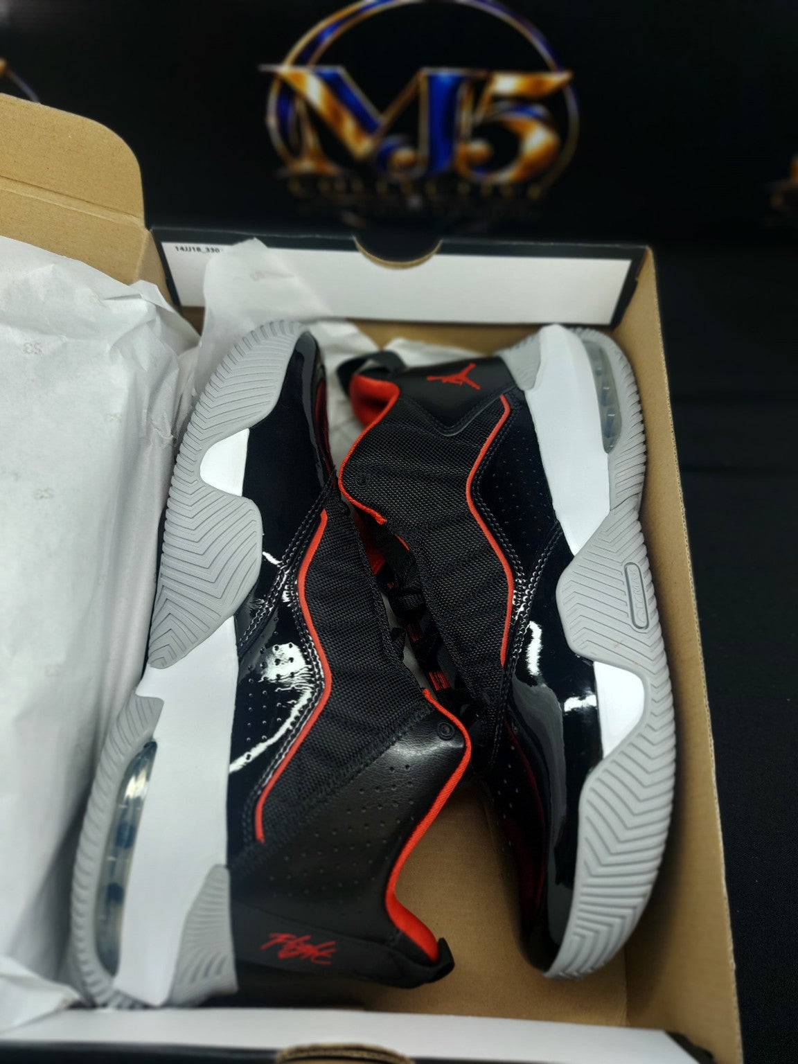 Jordan Stay Loyal Black Chile Red White in original box
