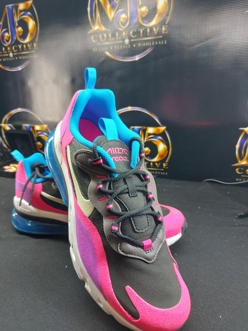 Actual Nike Air Max 270 React GS 7Y photo 3