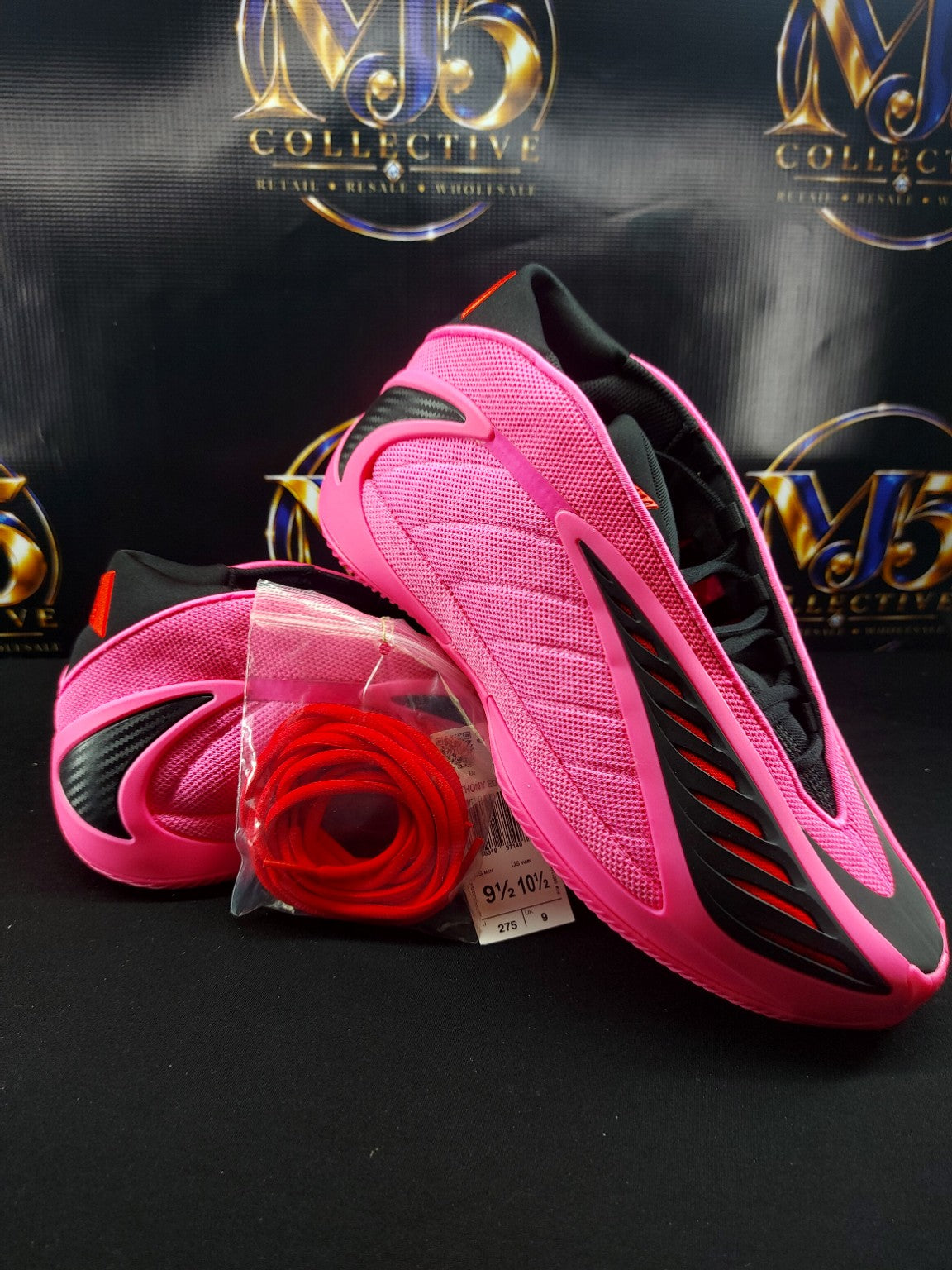 Adidas Anthony Edwards 2 Lucid Pink basketball shoes photo 1