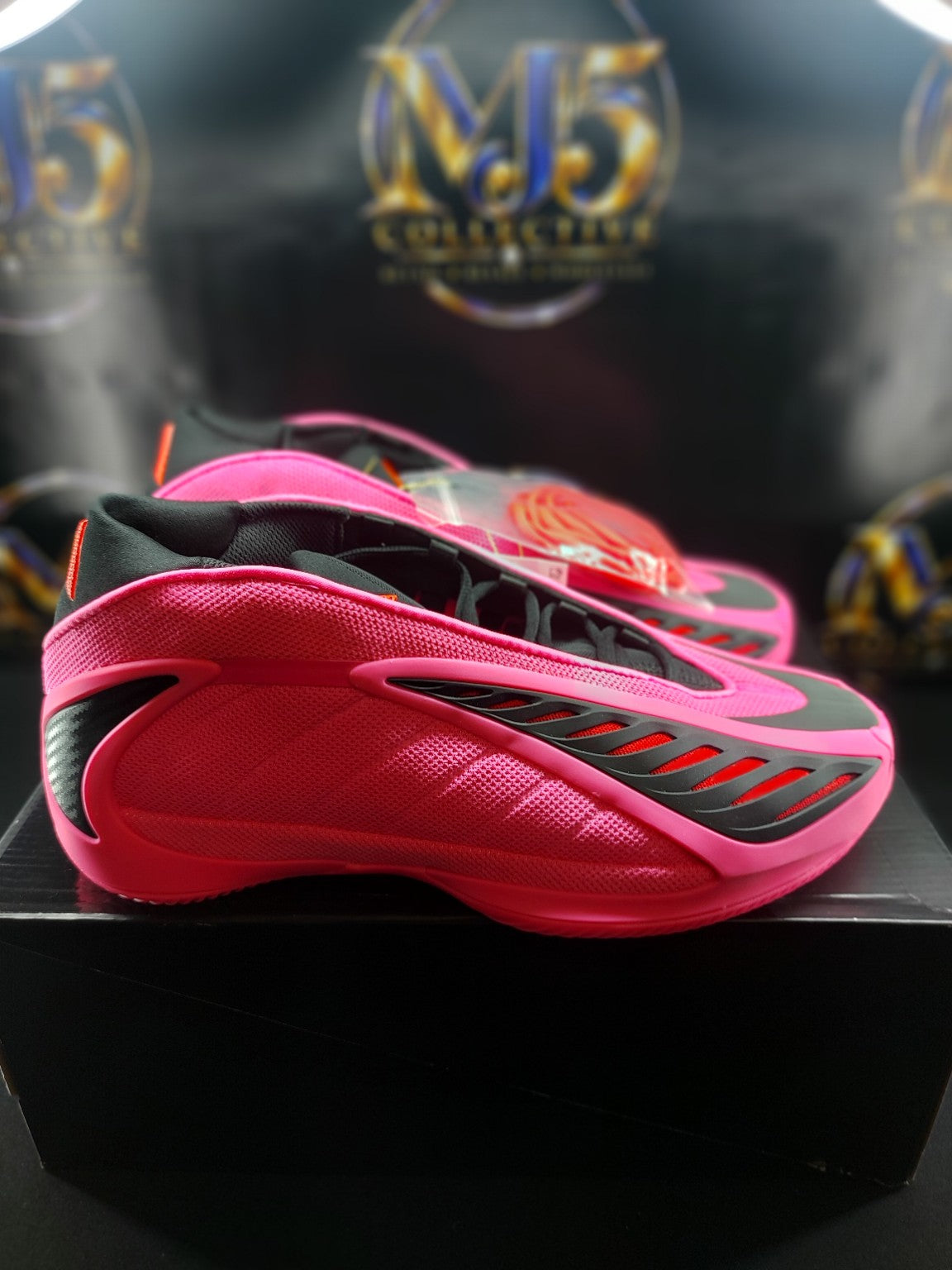 Adidas Anthony Edwards 2 Lucid Pink basketball shoes photo 2