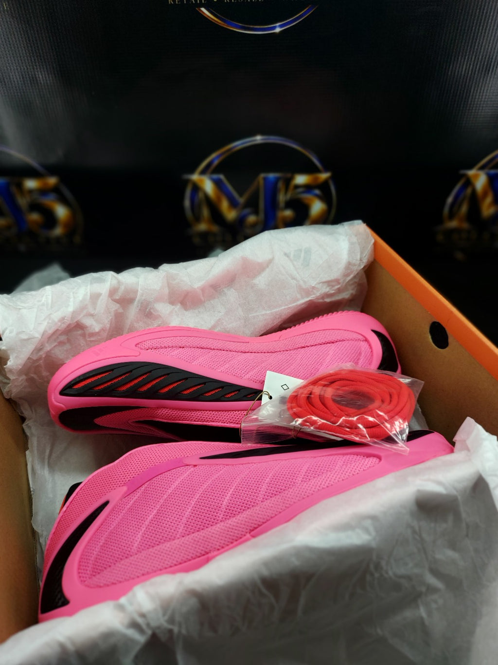 Adidas Anthony Edwards 2 Lucid Pink basketball shoes photo 4