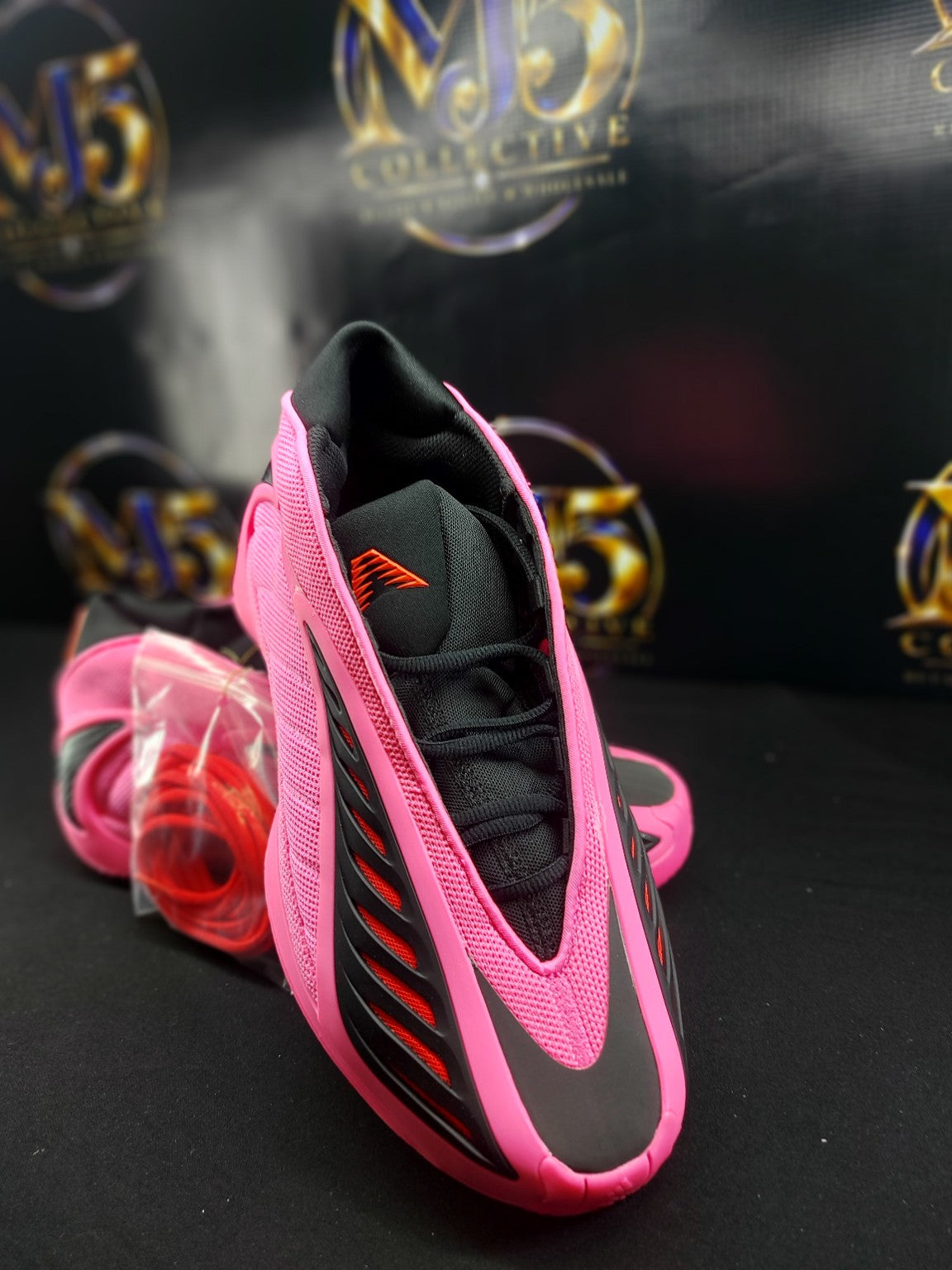 Adidas Anthony Edwards 2 Lucid Pink basketball shoes photo 5