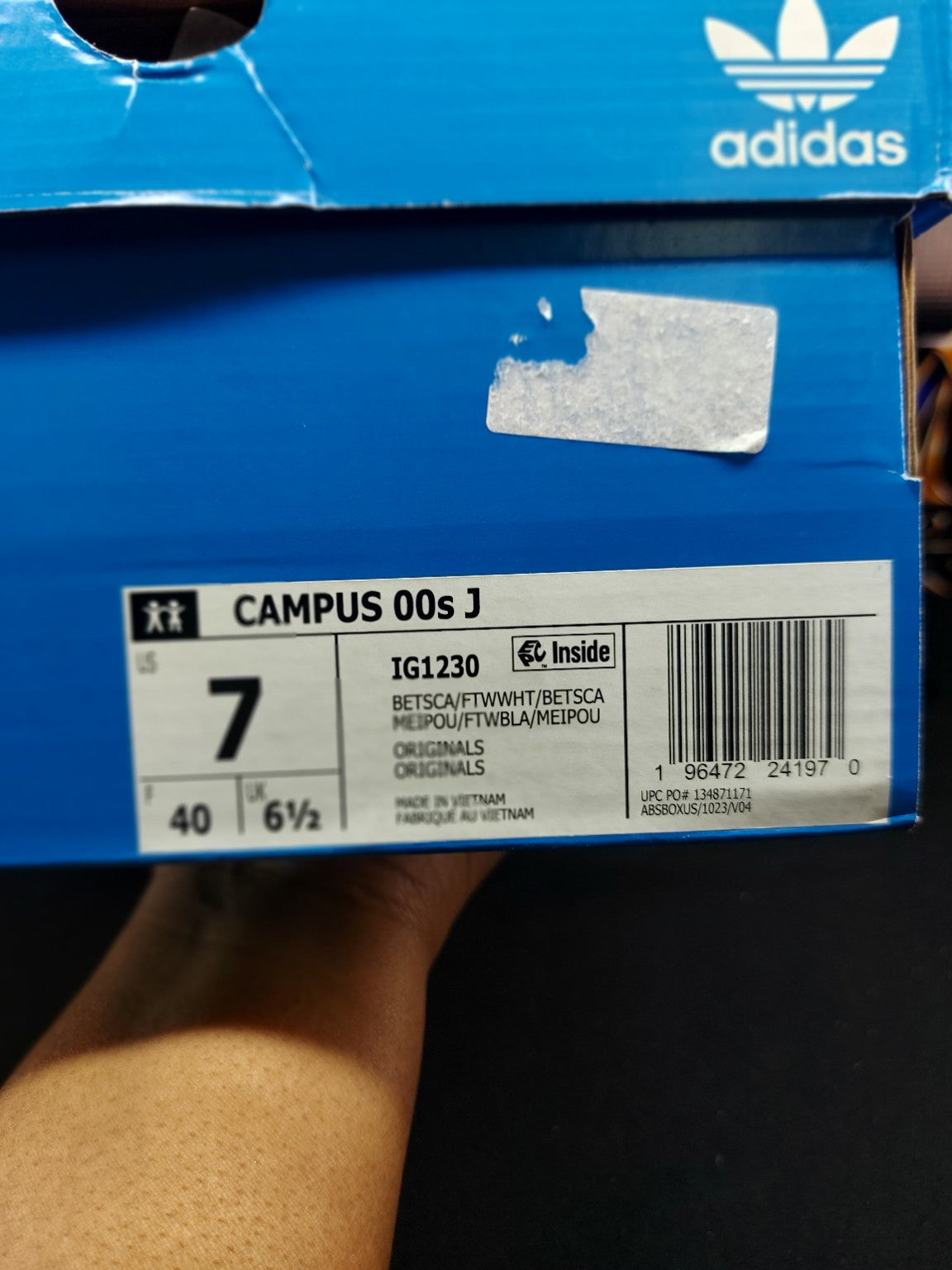 Actual Adidas Campus 00s J IG1230 size 7 photo 3