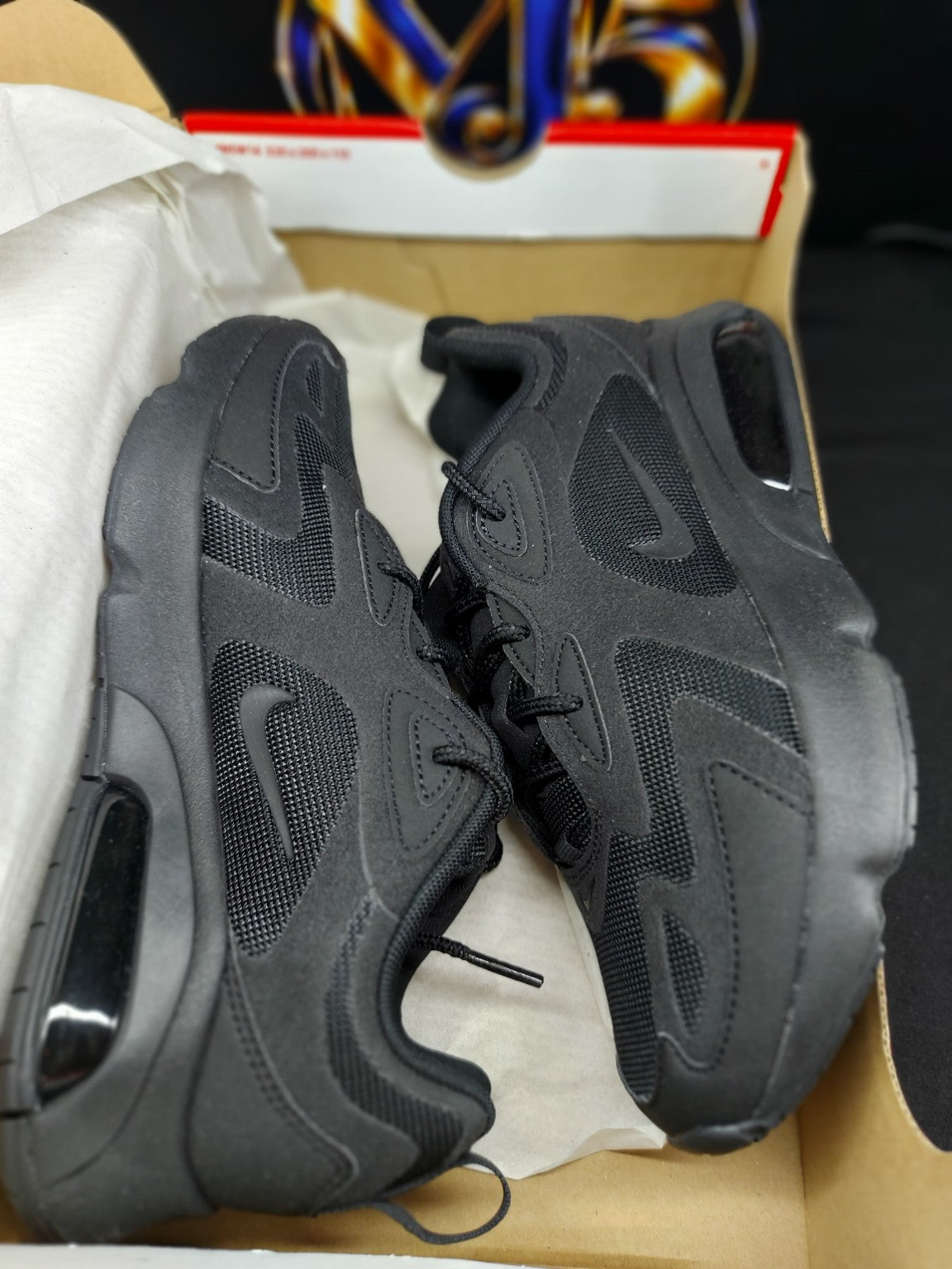 Nike Air Max 200 Triple Black size 6.5 view 5
