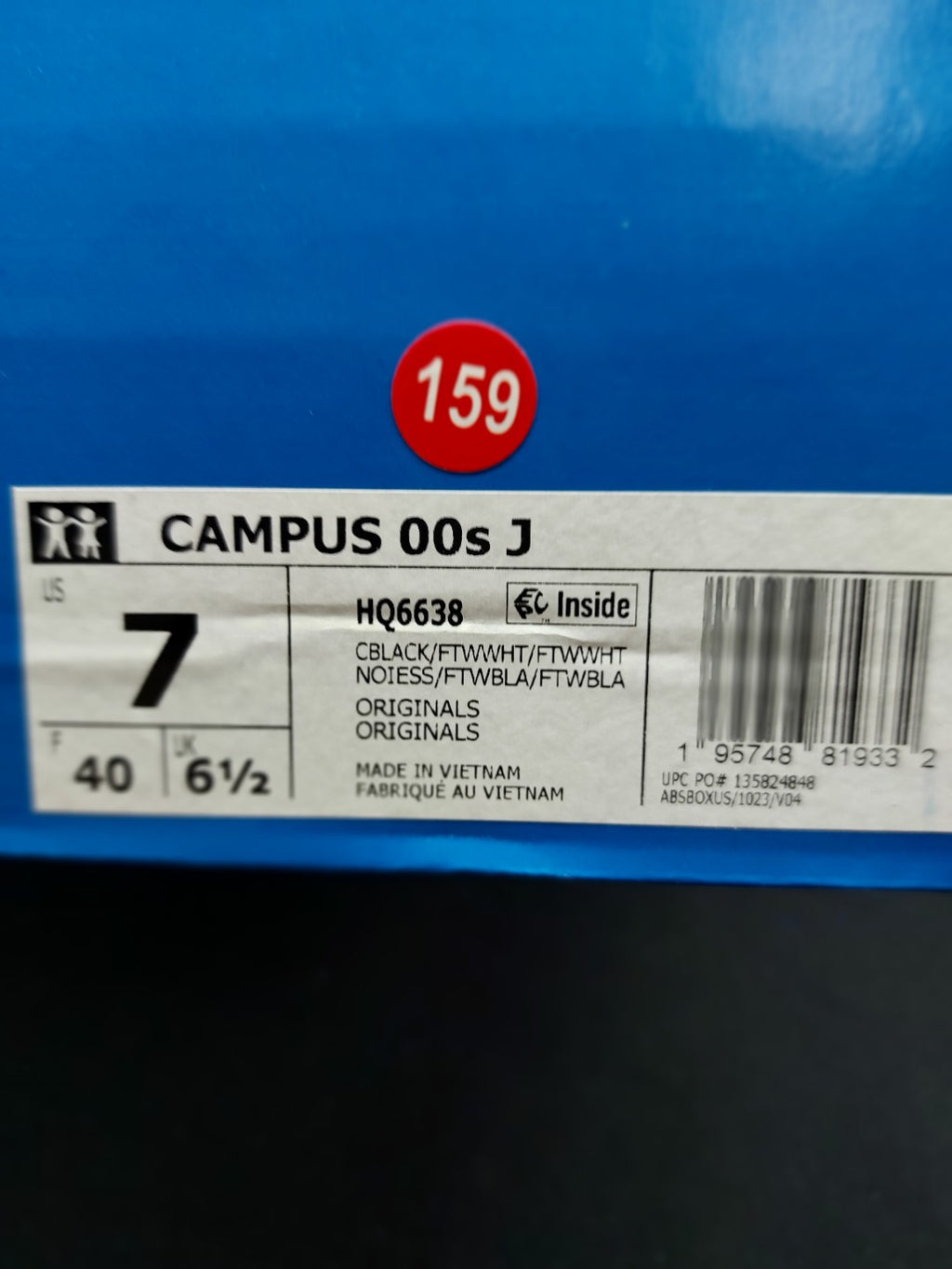 Today's Adidas Campus HQ6638 7Y original photo 4