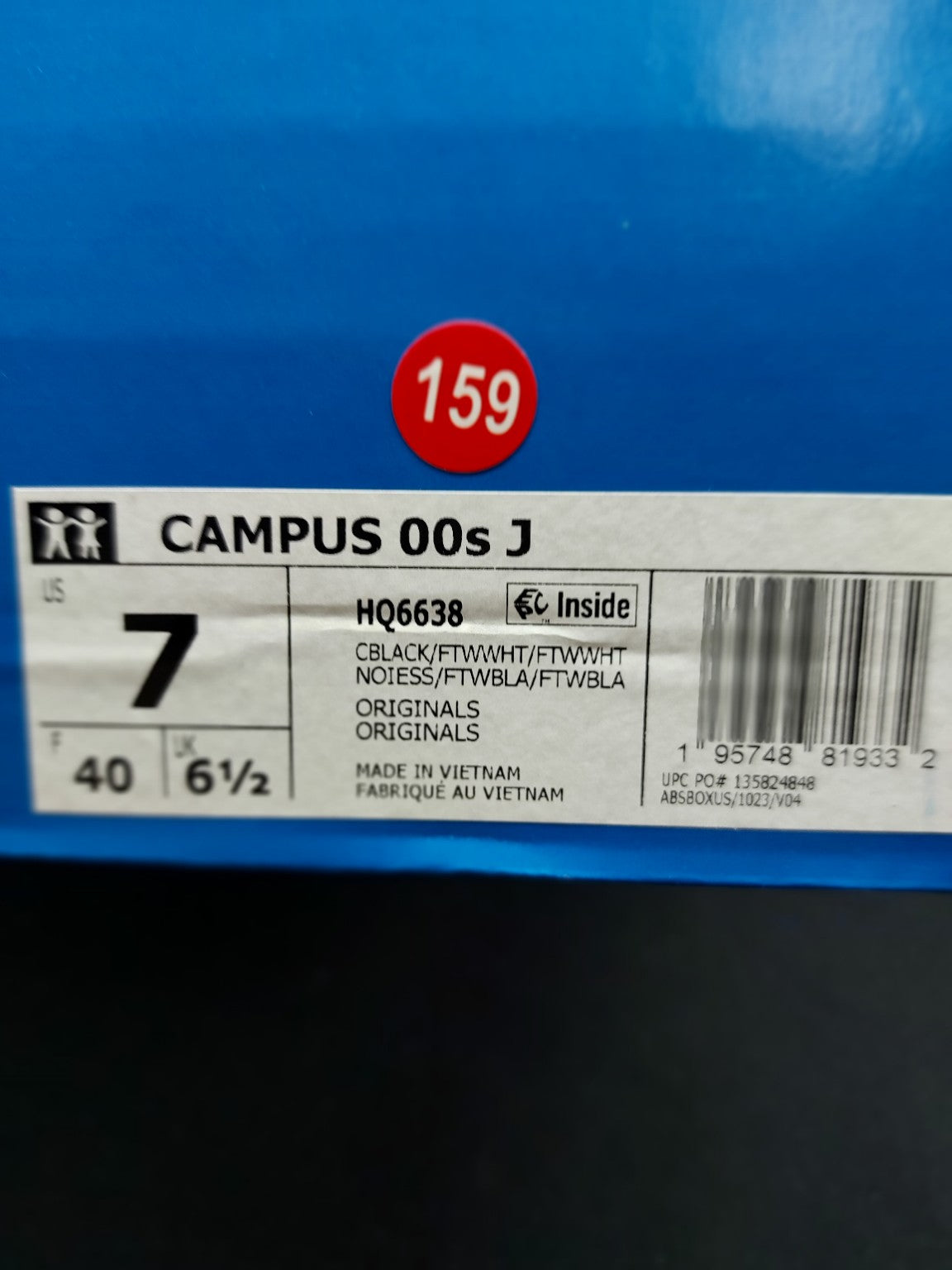 Today's Adidas Campus HQ6638 7Y original photo 4