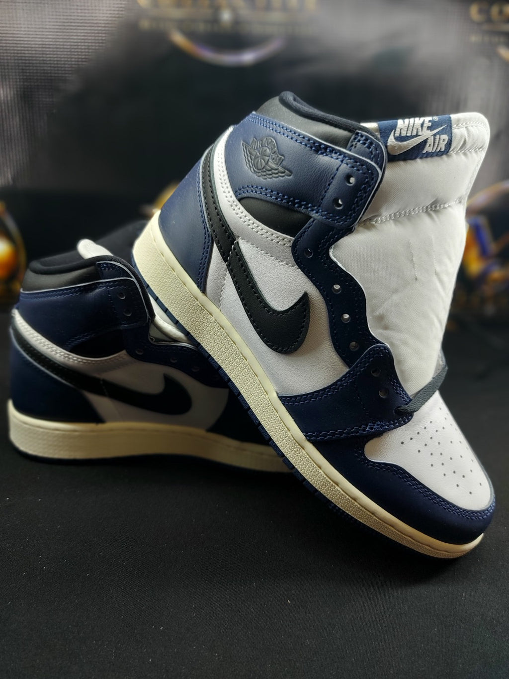 Air Jordan 1 Retro High OG GS Midnight Navy original photo 4