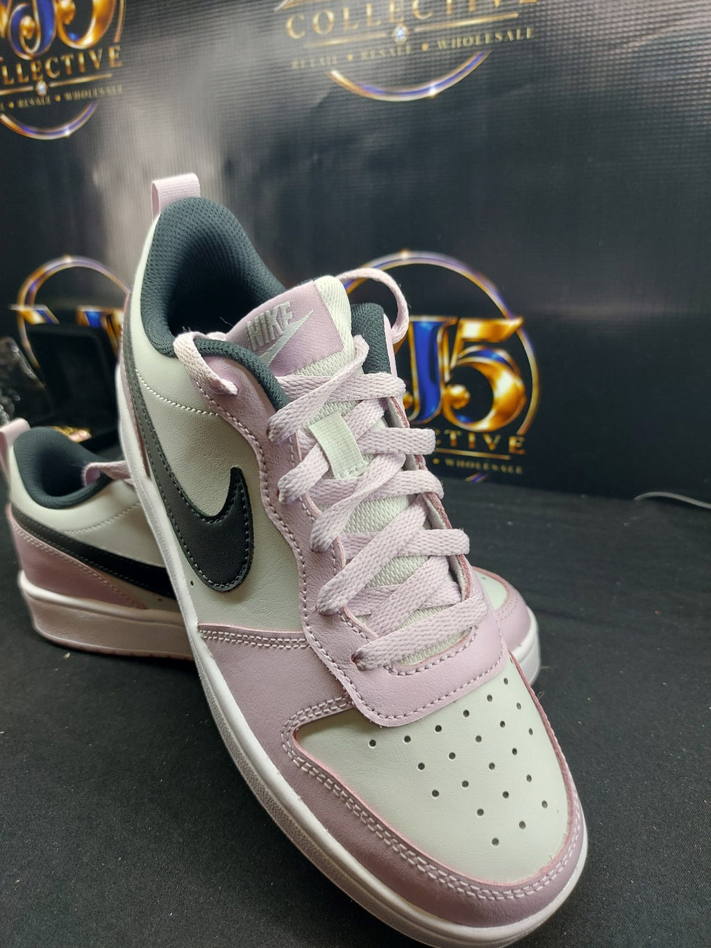 Nike Court Borough Low 2 (GS) – Photon Dust/Off Noir – 6.5Y