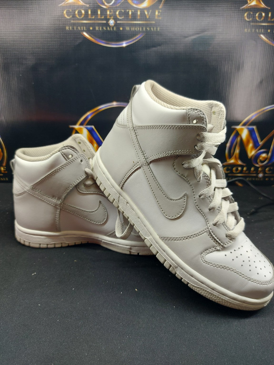 Nike Dunk High GS Vast Grey 4.5Y actual item photo 1