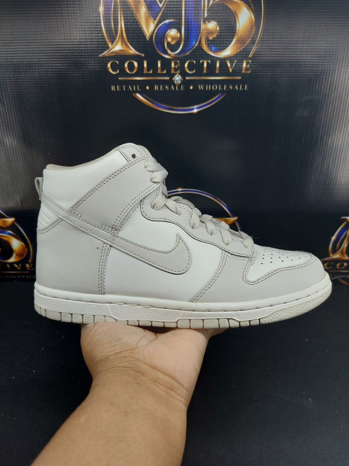Nike Dunk High GS Vast Grey 4.5Y actual item photo 2