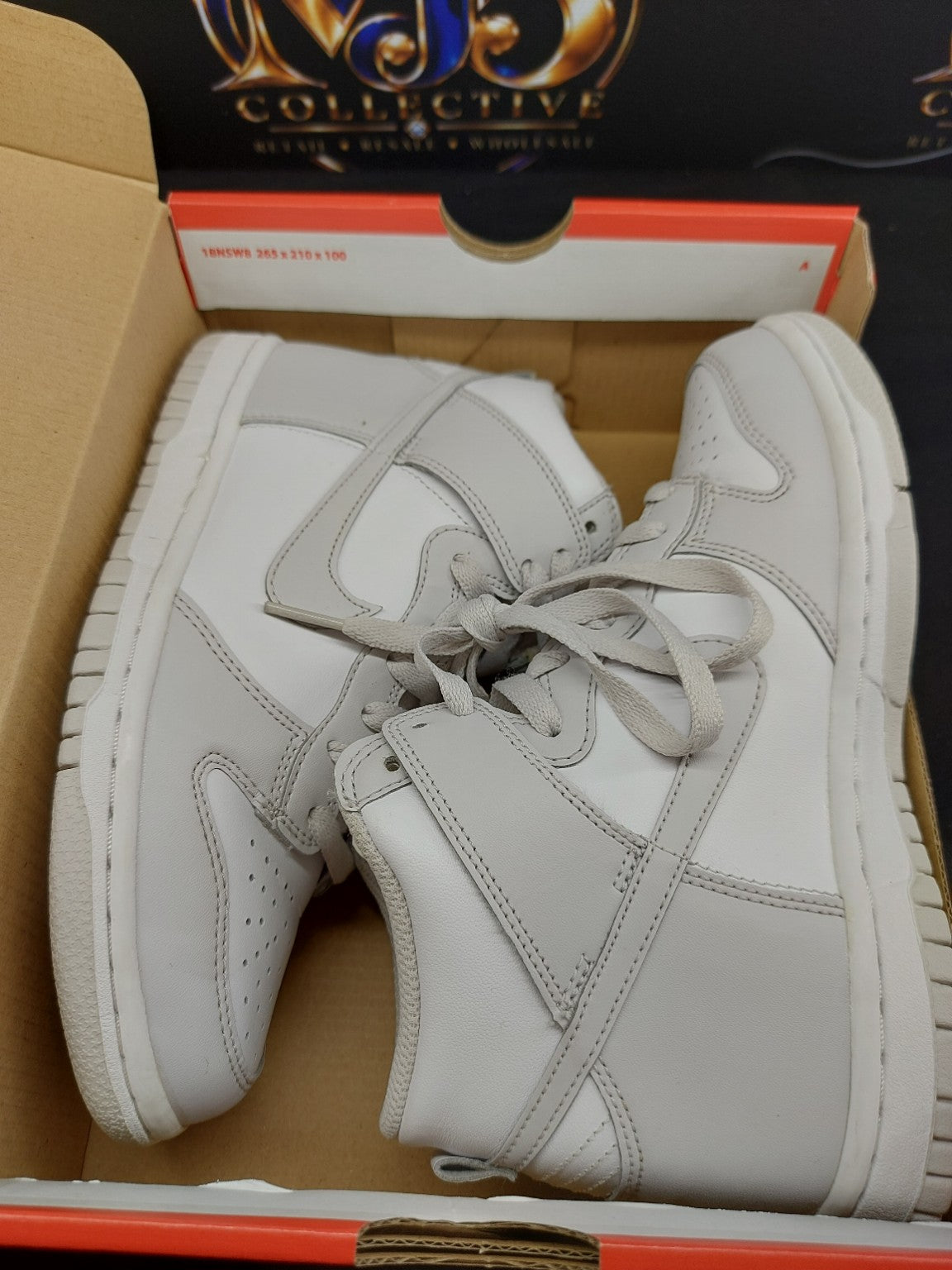 Nike Dunk High GS Vast Grey 4.5Y actual item photo 3
