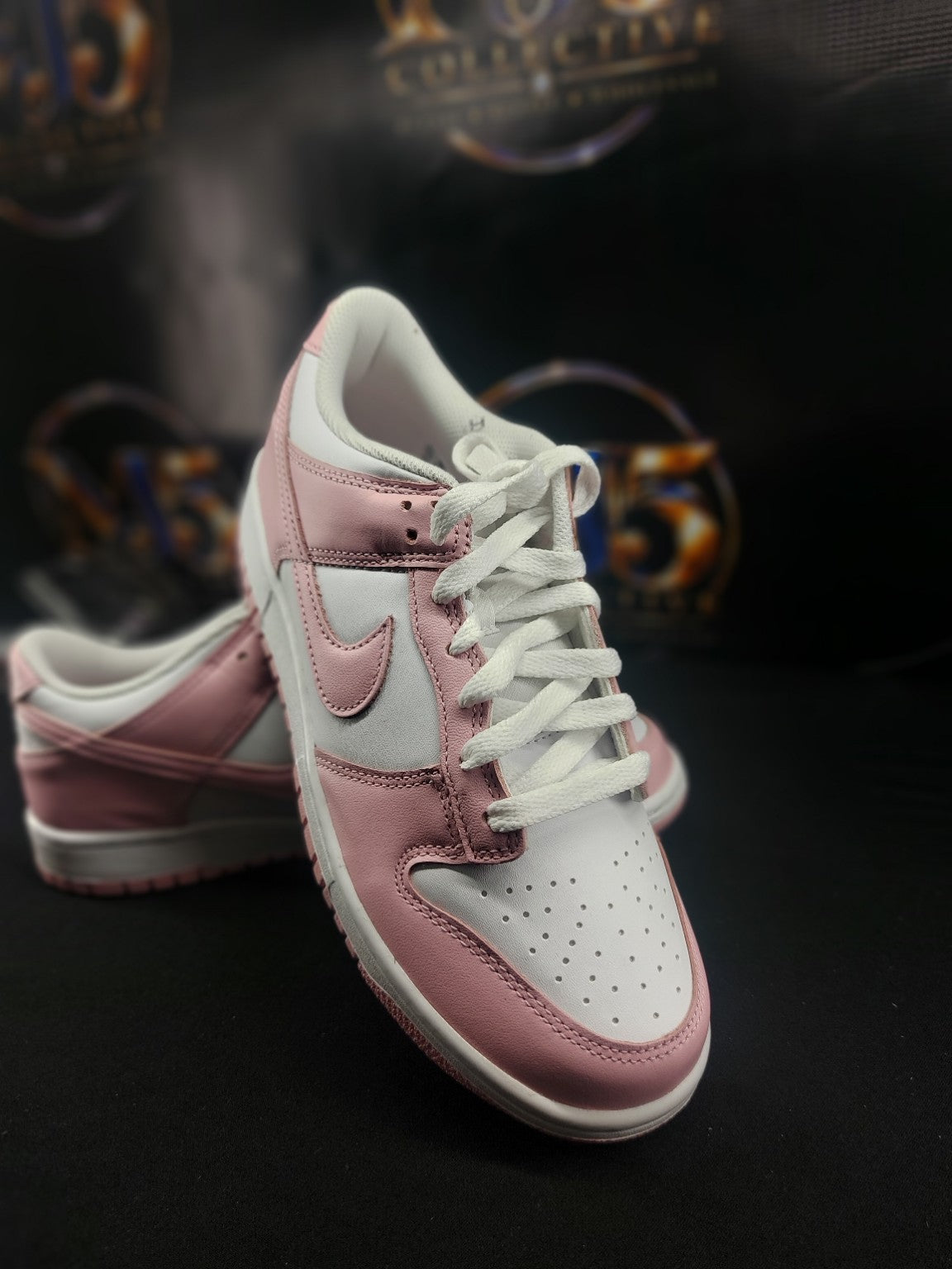 Actual Nike Dunk Low GS Medium Soft Pink size 7Y photo 4